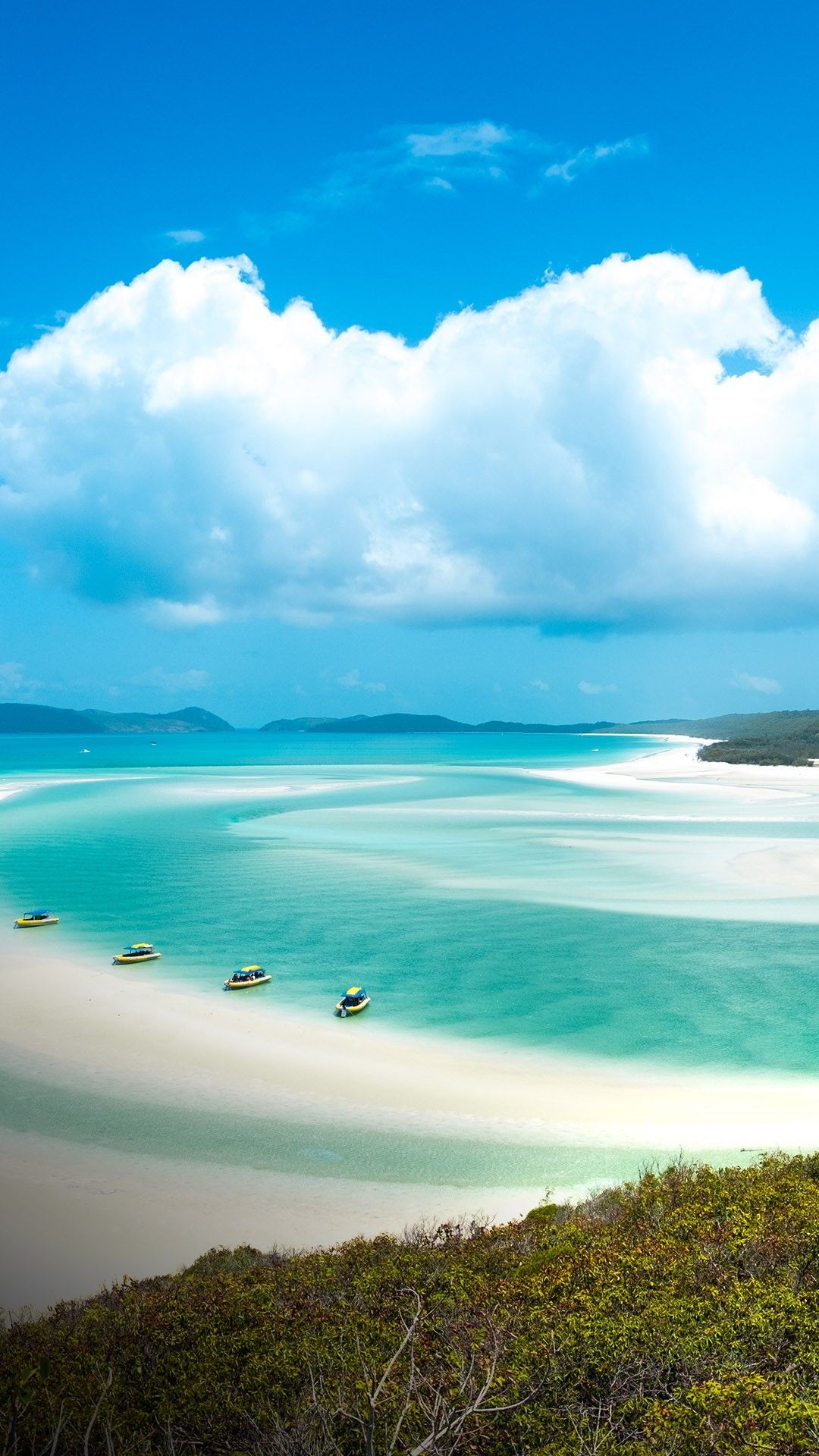 1080x1920 Whiteheaven beach, Whitsunday island