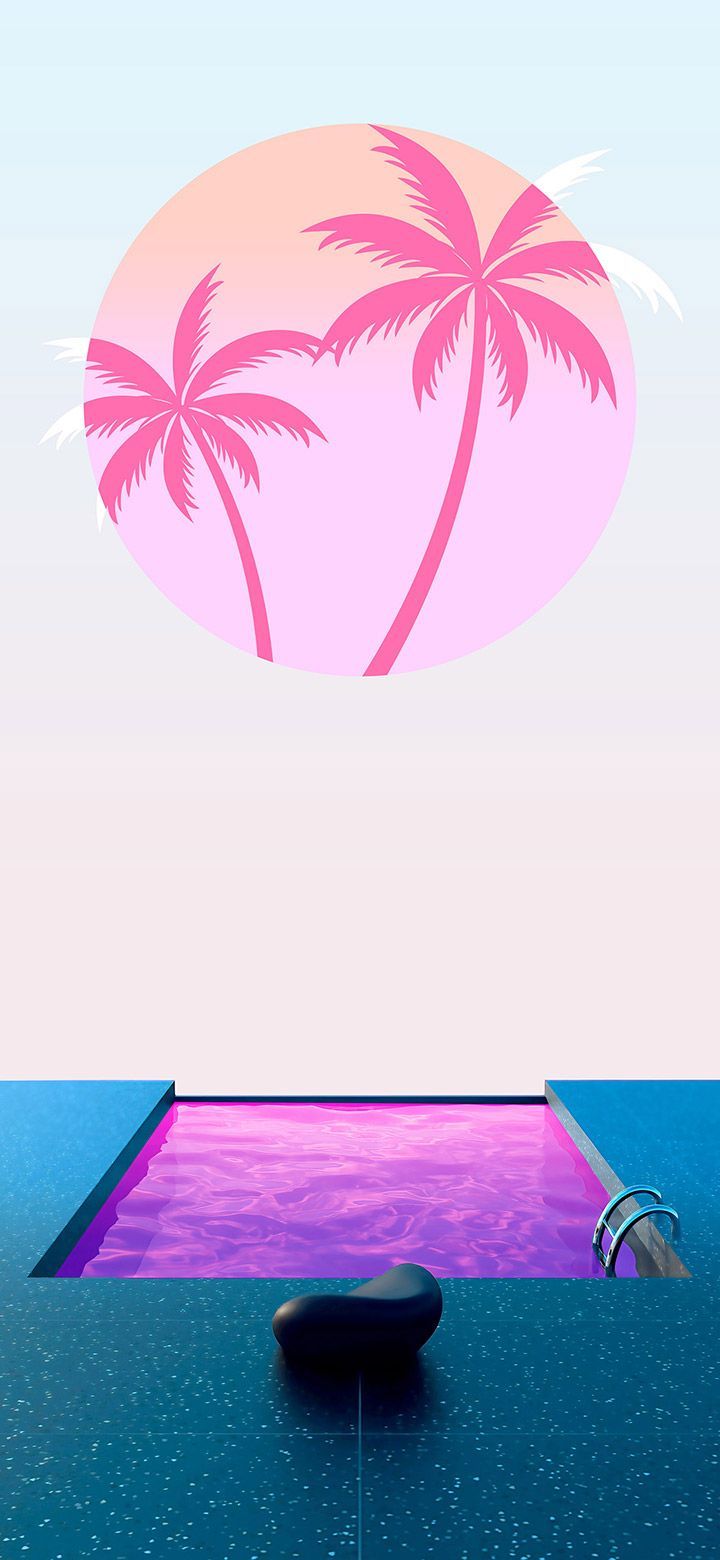 720x1560 Aesthetic Swimming Pool 4K Phone Wallpaper