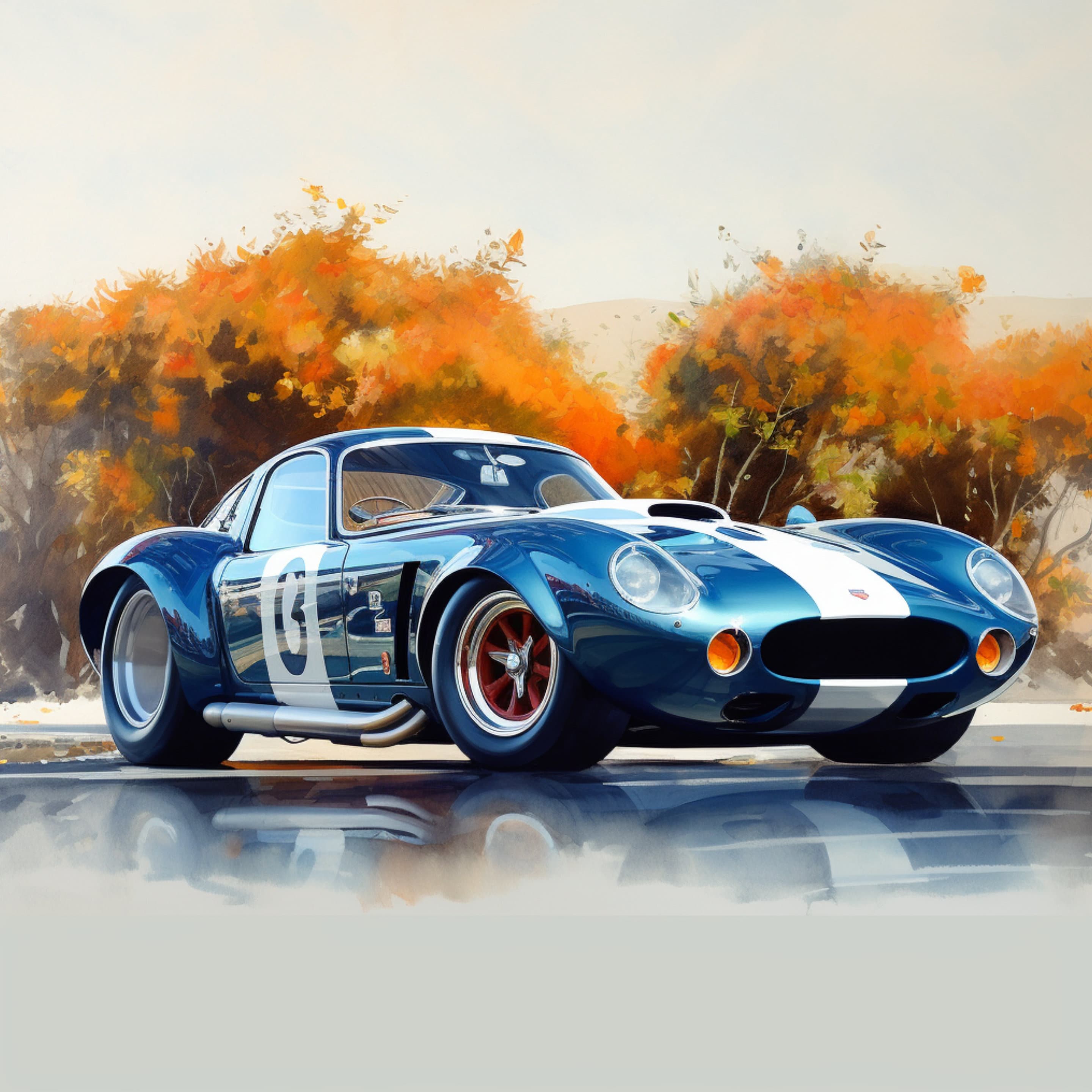 2880x2880 Shelby Daytona Art