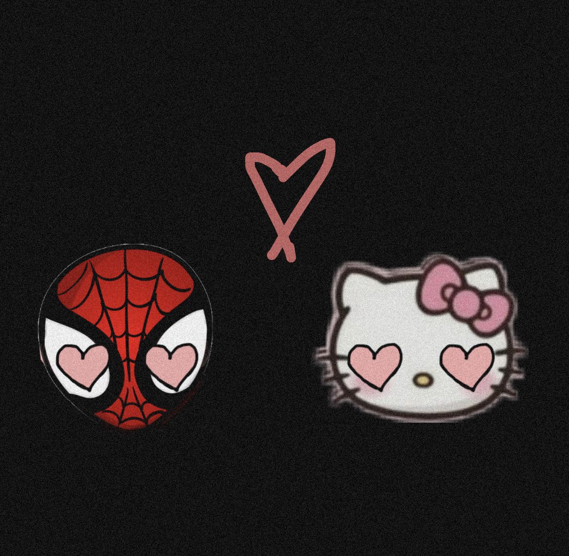 1170x1142 Spider Man And Hello Kitty Wallpaper