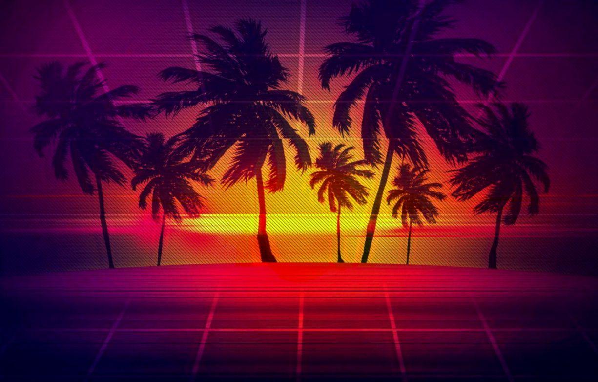 80s Palm Trees Wallpapers - Top Free 80s Palm Trees Backgrounds