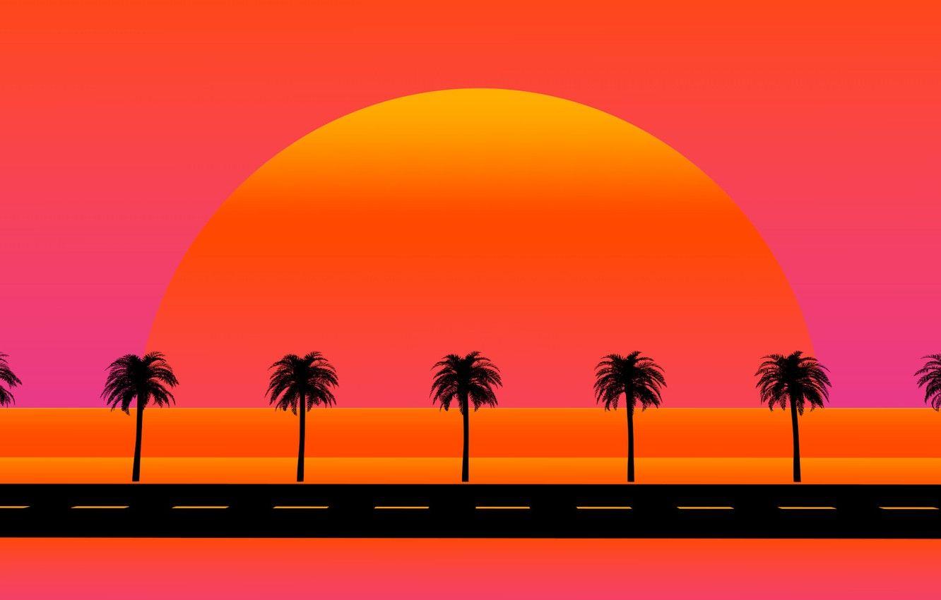 80s Palm Trees Wallpapers Top Free 80s Palm Trees Backgrounds