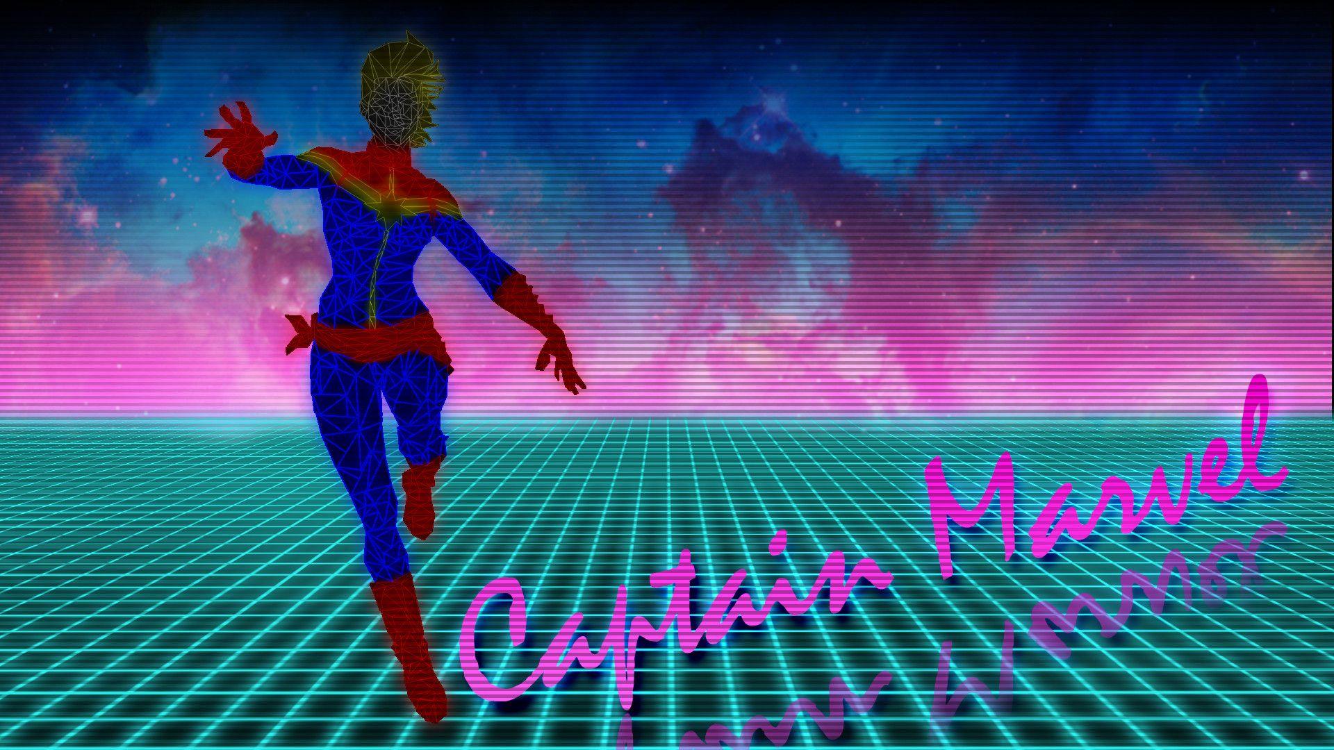 1920x1080 Neon 80s Wallpaper