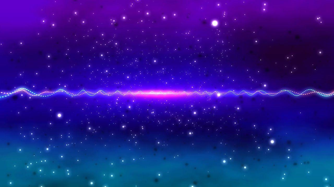 1280x720 4K Neon Purple SPACE (!!!) STARS Nền chuyển động