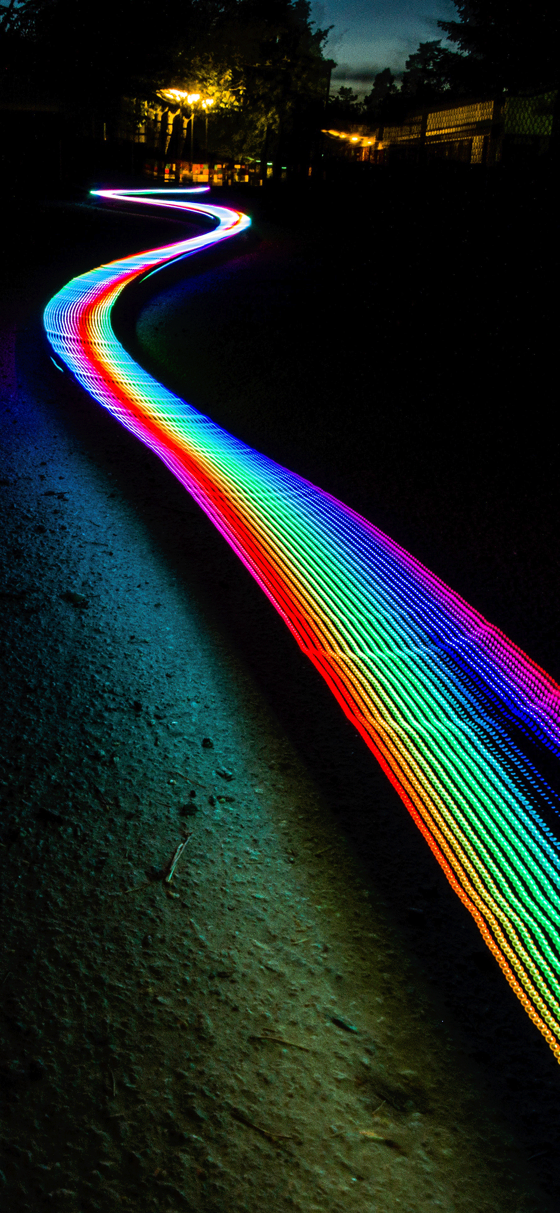 1125x2436 Neon Lights Wallpaper