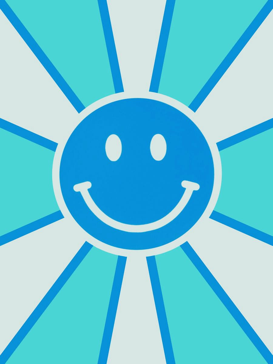 900x1200 Preppy Smiley Wallpaper