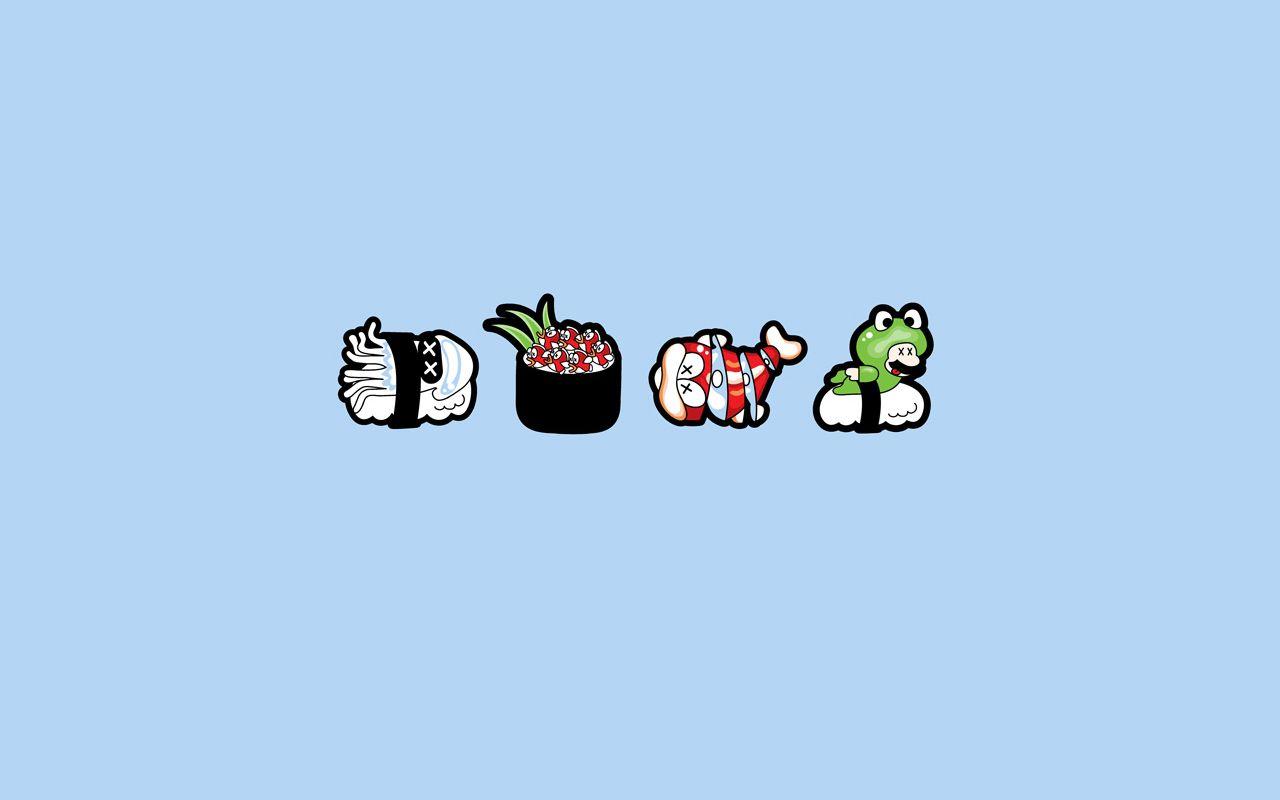 1280x800 Sushi Humor Wallpaper