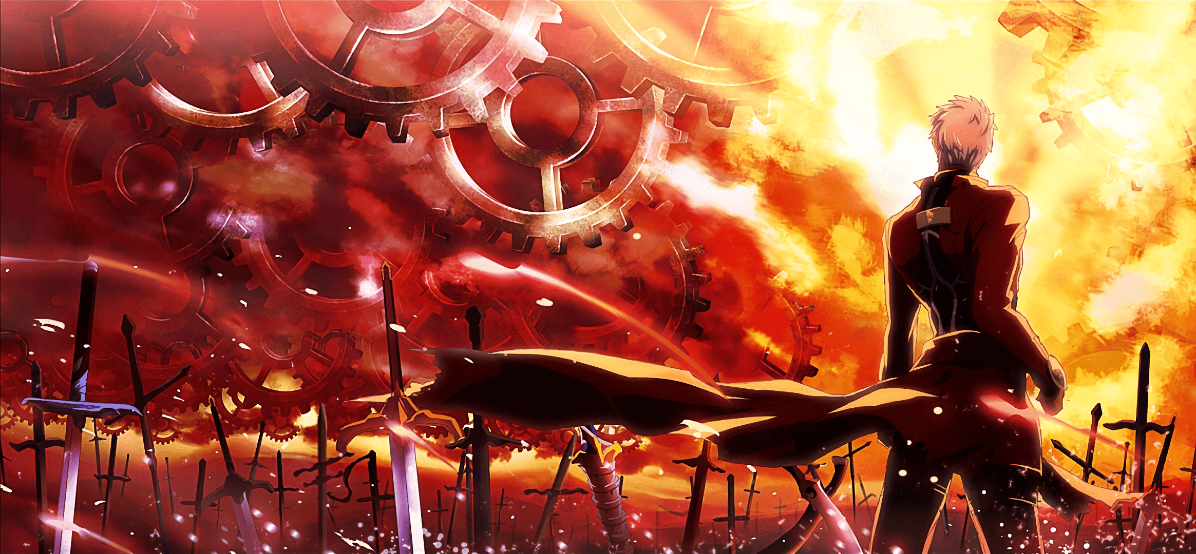 2329x1080 Anime Fate Stay Night HD Wallpaper