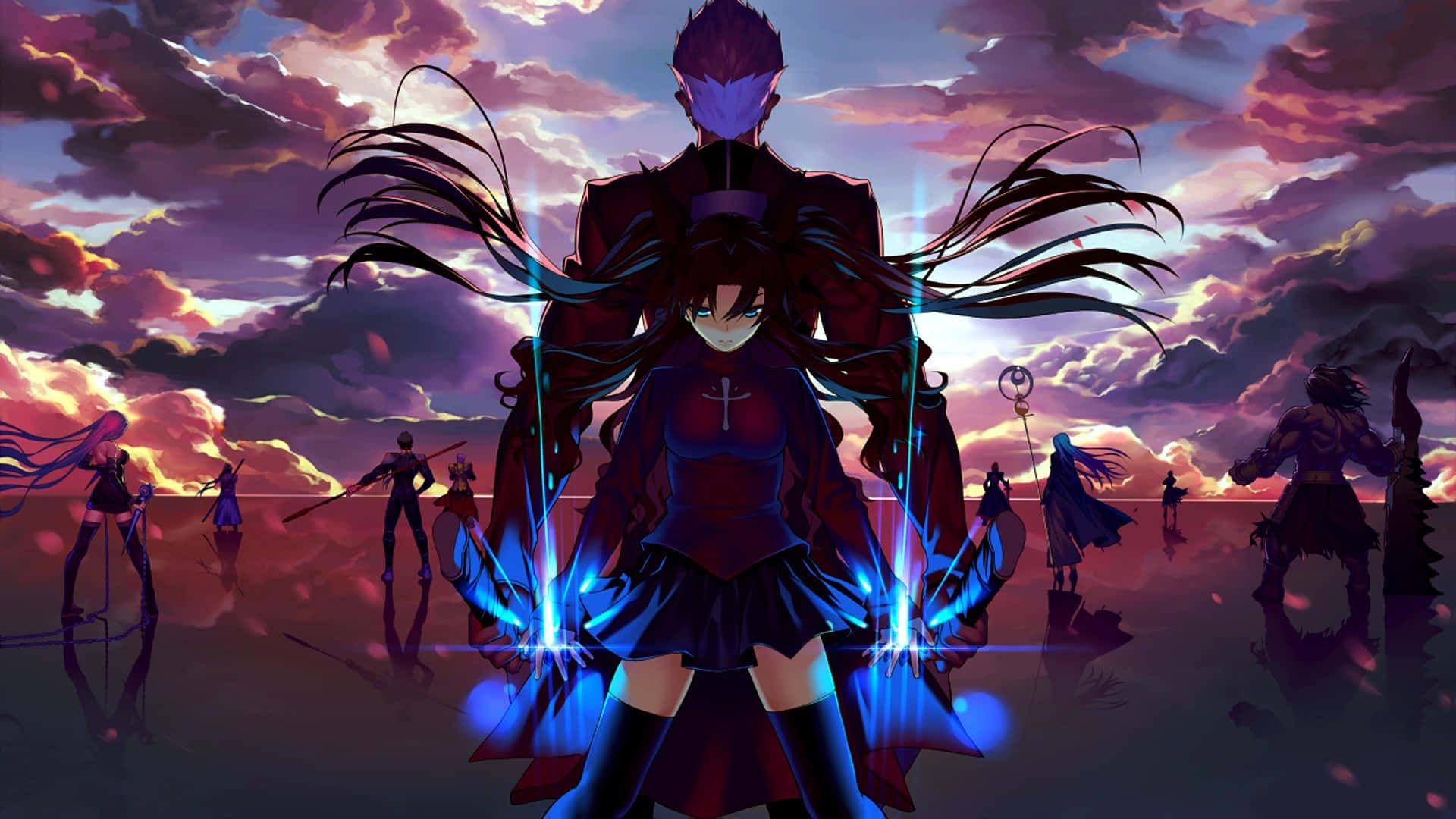 1920x1080 Archer Rin Tohsaka Wallpaper