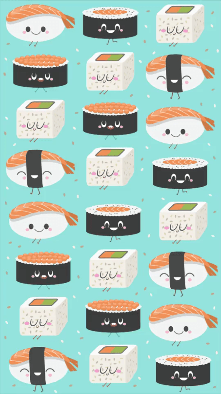 750x1334 sushi #wallpaper