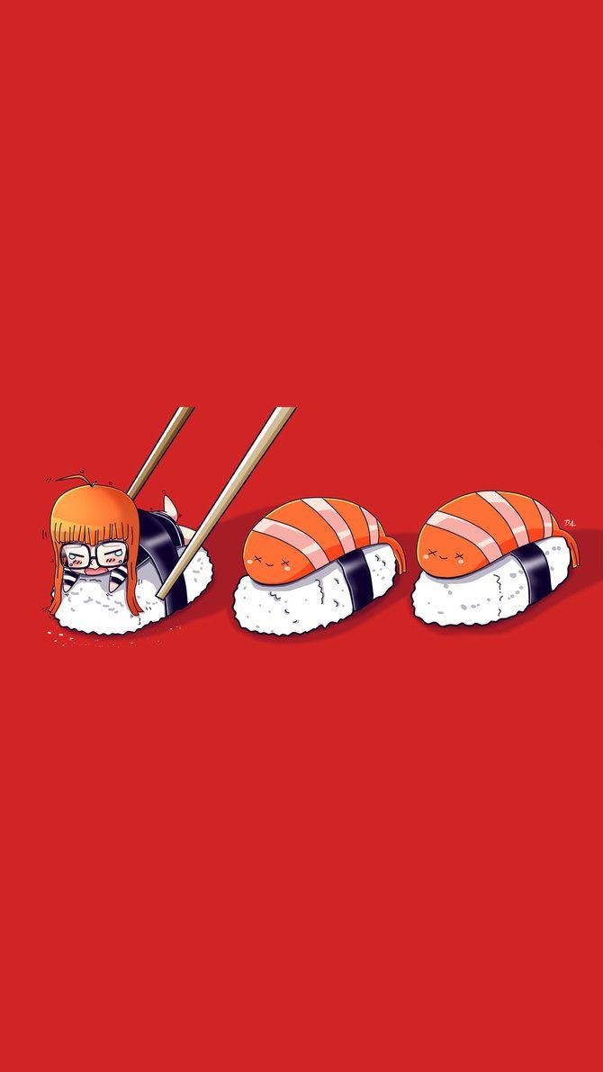 670x1191 Futaba Sushi Mobile Wallpaper
