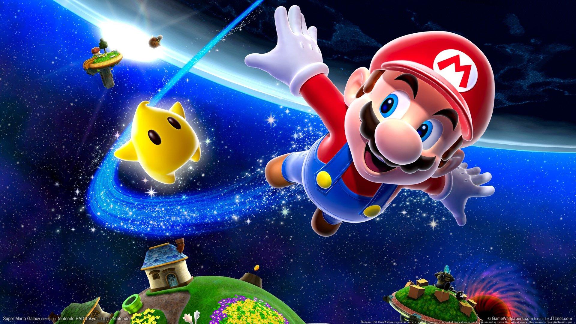 Hình nền siêu sao Mario Galaxy đầy sắc màu và tươi vui sẽ khiến bạn cảm nhận được sức mạnh và niềm hạnh phúc khi chinh phục vũ trụ cùng Mario. Mỗi chi tiết trên hình nền đều thể hiện được tính cách của nhân vật, màu sắc ấn tượng và khả năng phá vỡ hình tượng truyền thống của trò chơi.