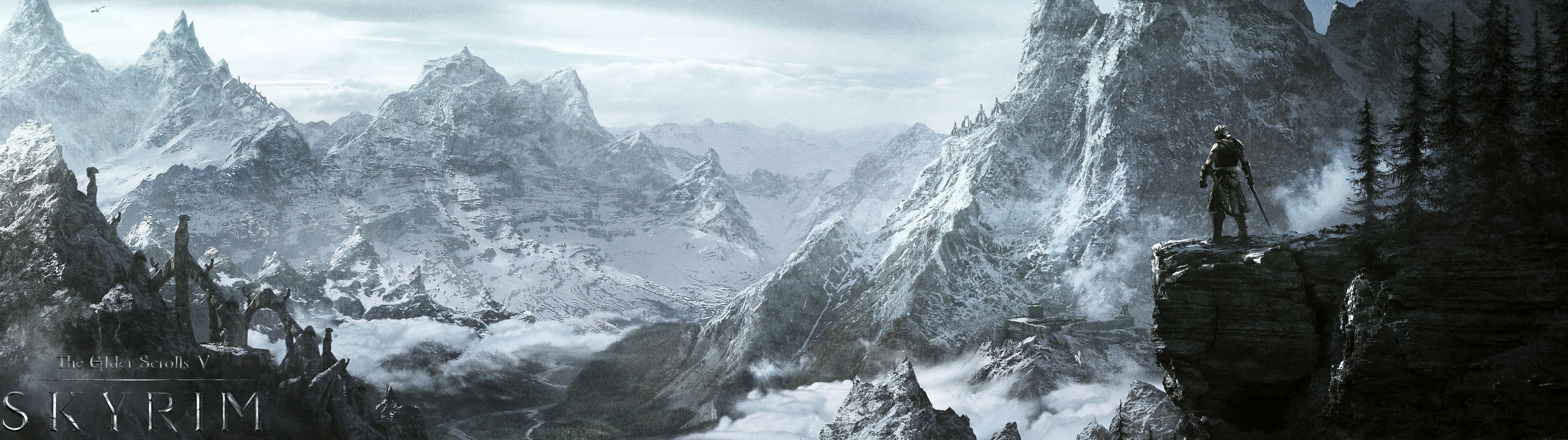 3840x1080 elder scrolls V Skyrim