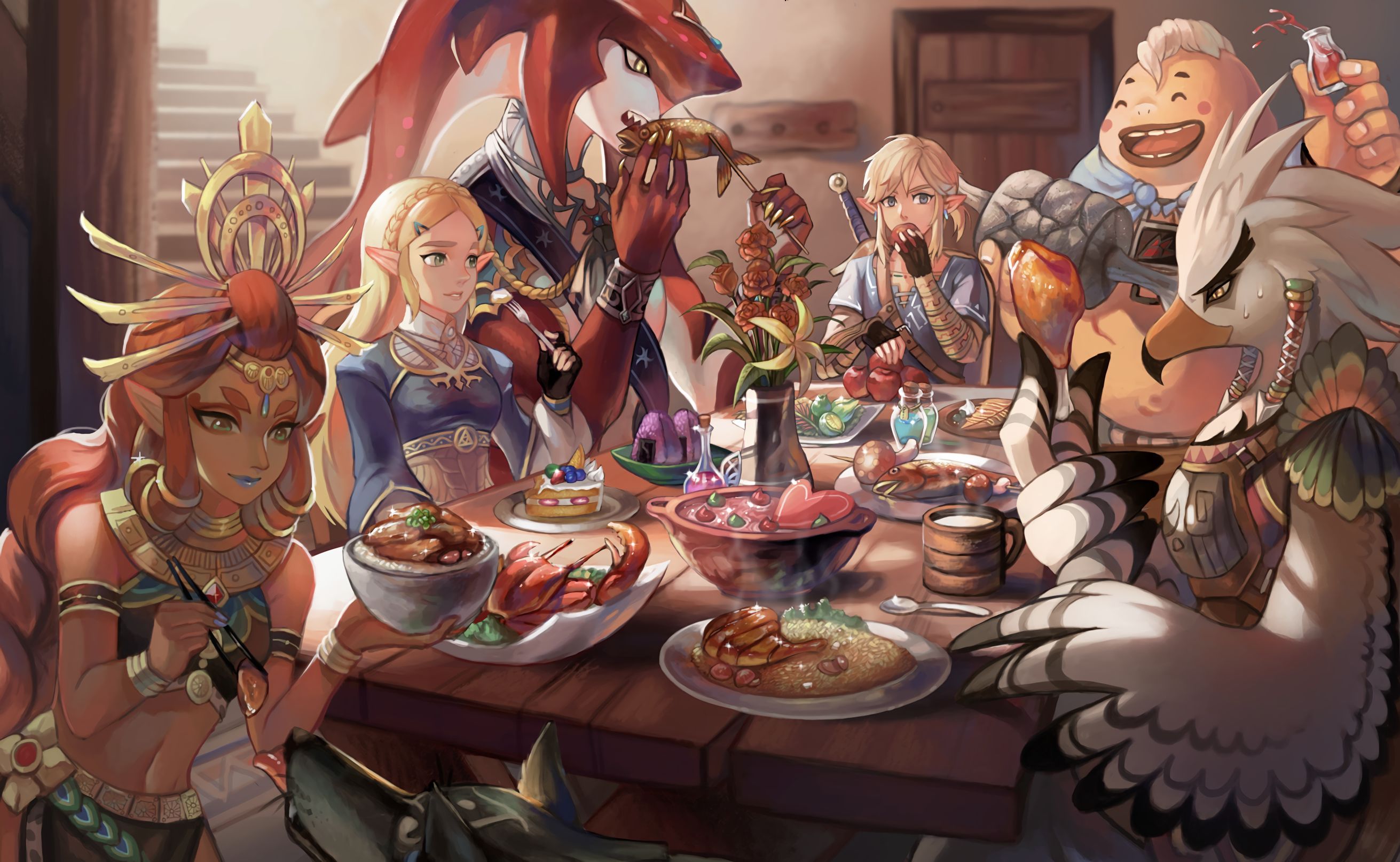 2622x1614 Sidon (The Legend Of Zelda) wallpaper