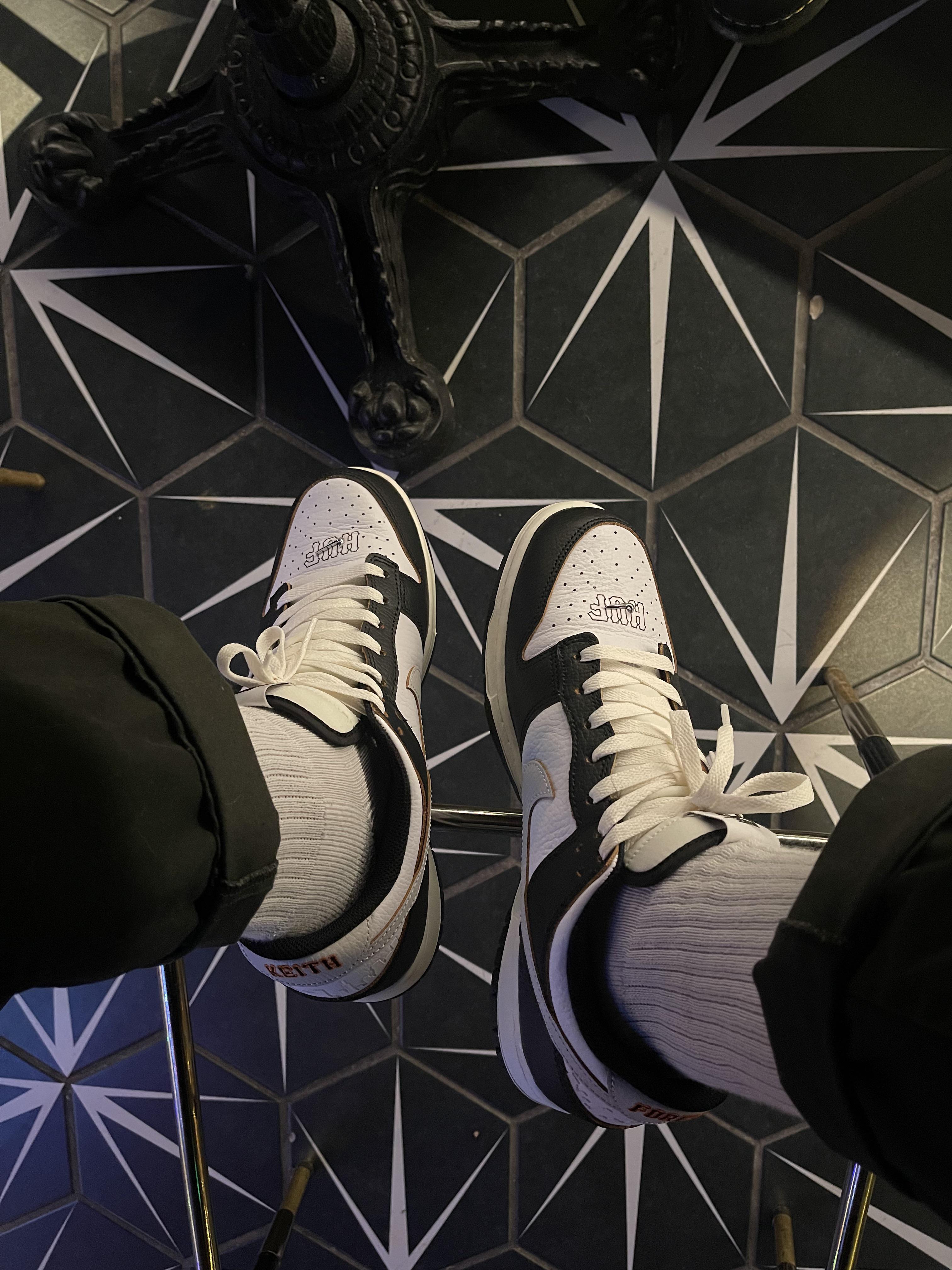 3024x4032 panda dunks with the silver swoosh