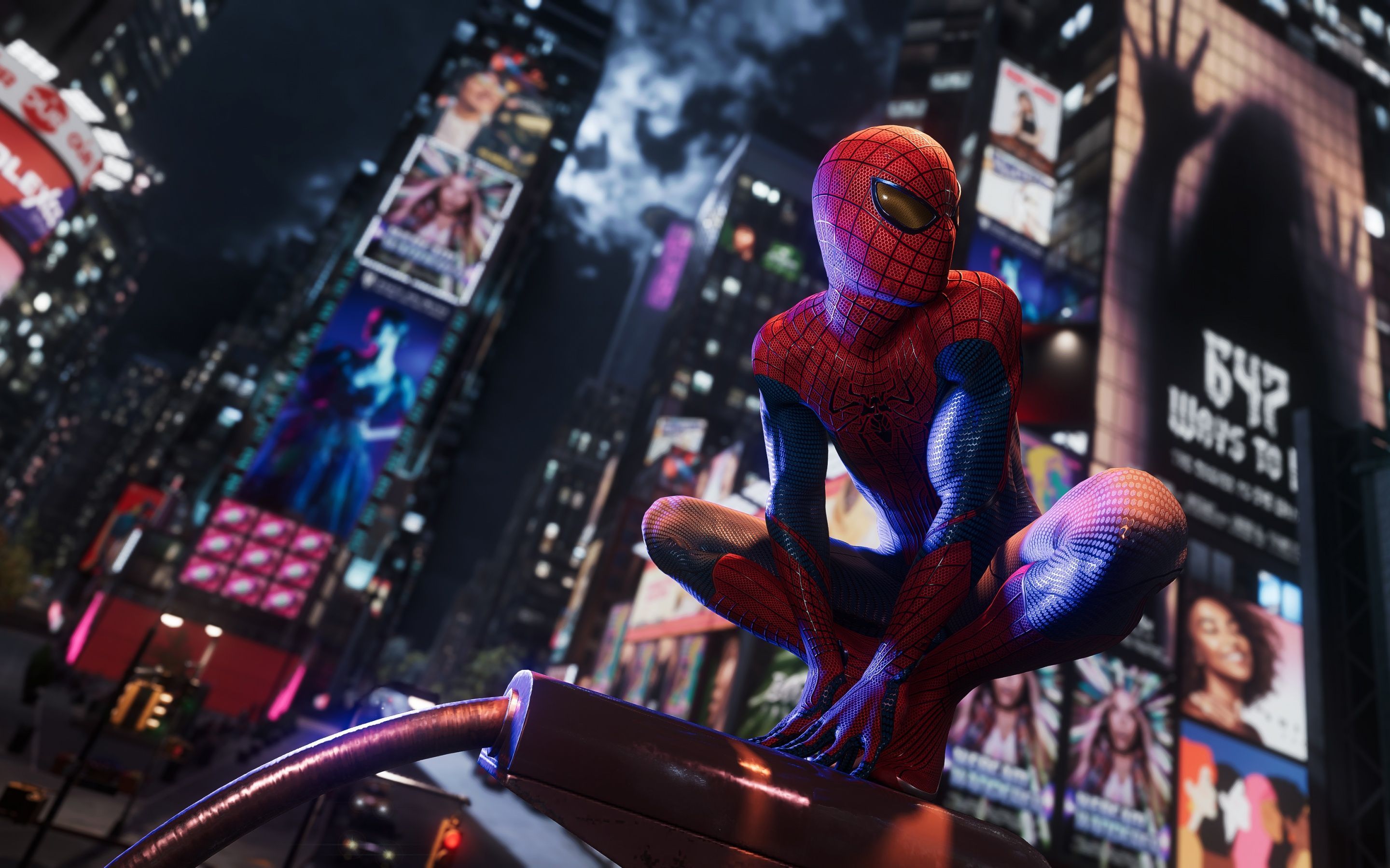 2880x1800 Marvel's Spider Man 2 Wallpaper 4K, New York City