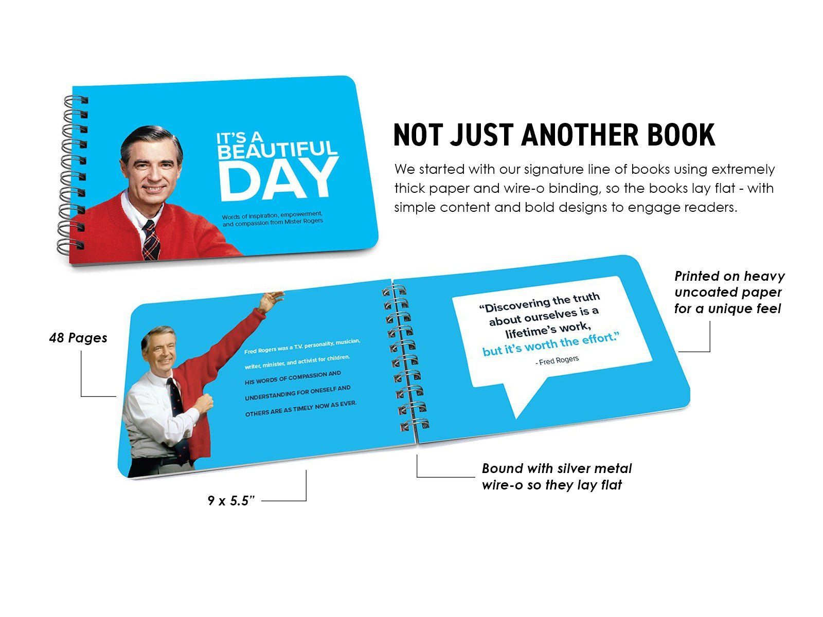 1600x1200 Mister Rogers Quote Book. It's a