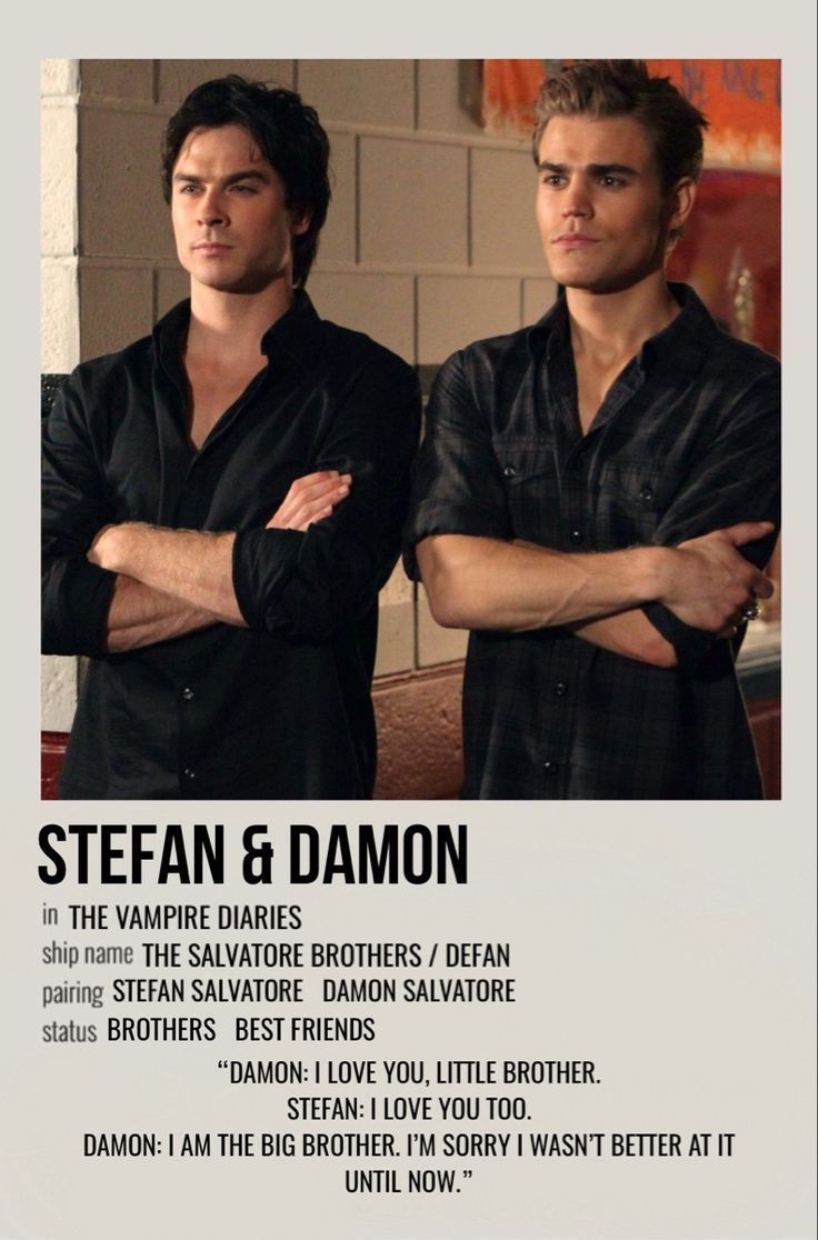 736x1116 stefan & damon. Vampire diaries movie