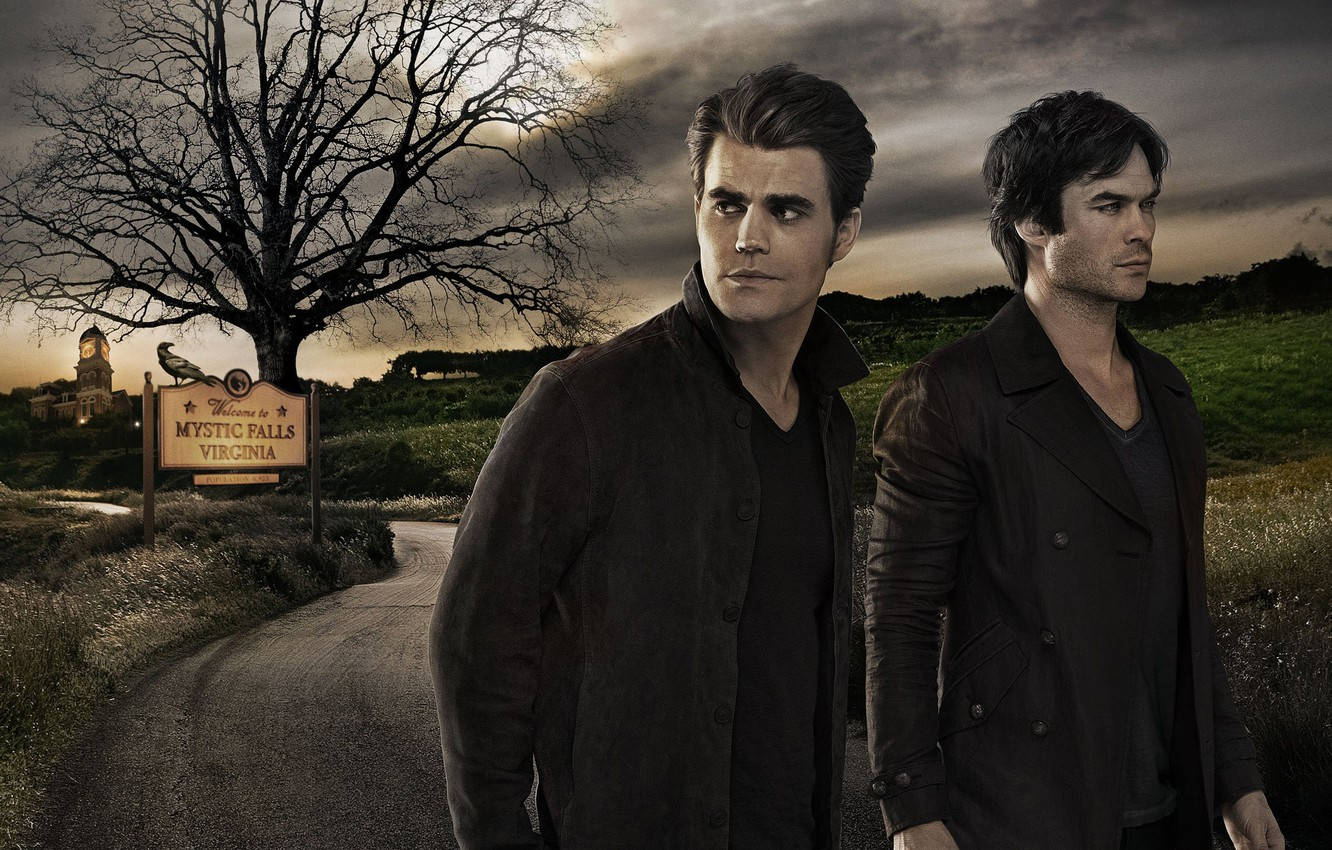 1332x850 brother Damon Wallpaper