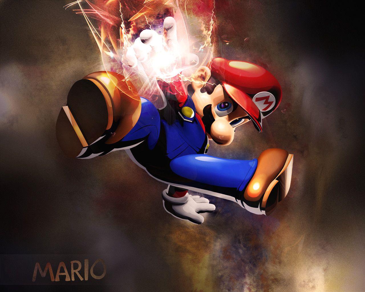 1280x1024 Awesome Desktop Background Super Mario