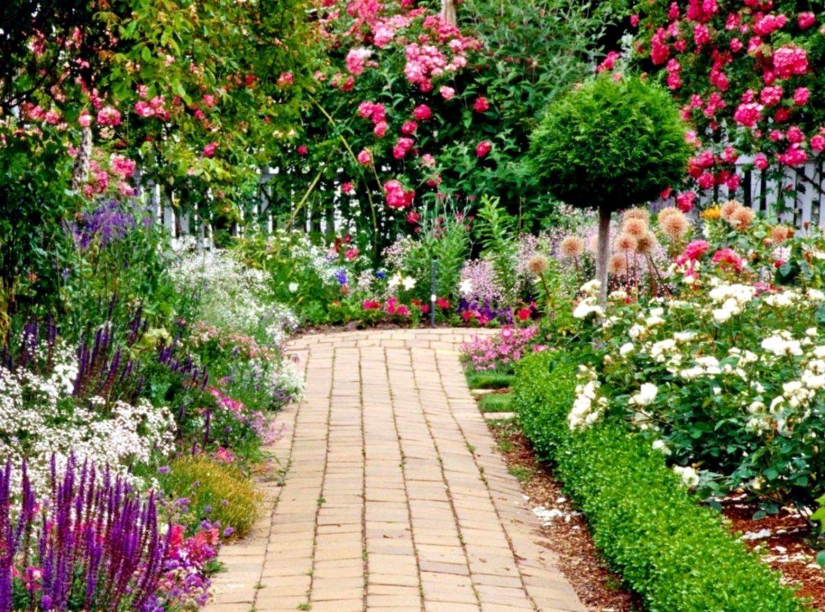 1190x883 Flower Garden Background Wallpaper