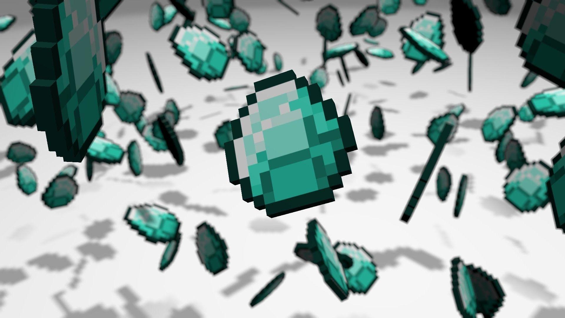 1920x1080 Minecraft Diamond Background