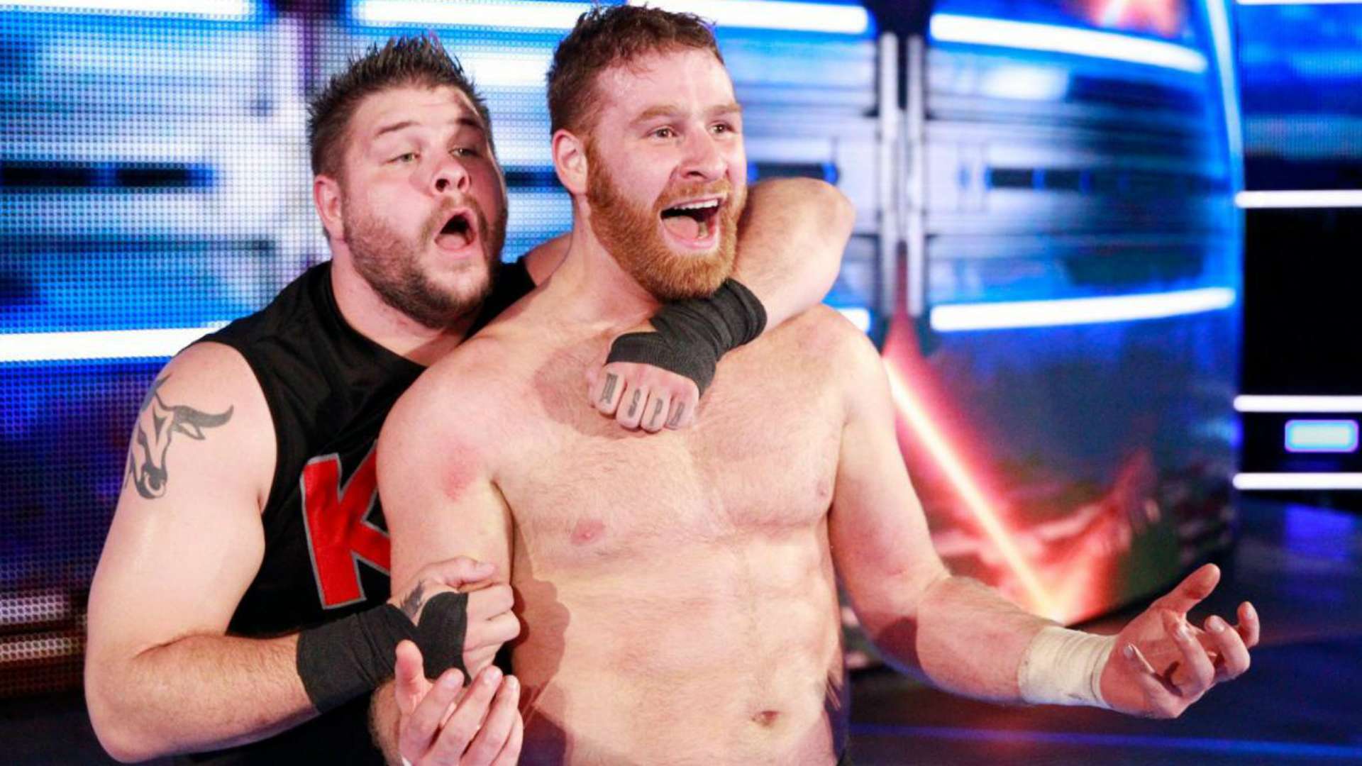 1920x1080 Kevin Owens and Sami Zayn. Wrestling
