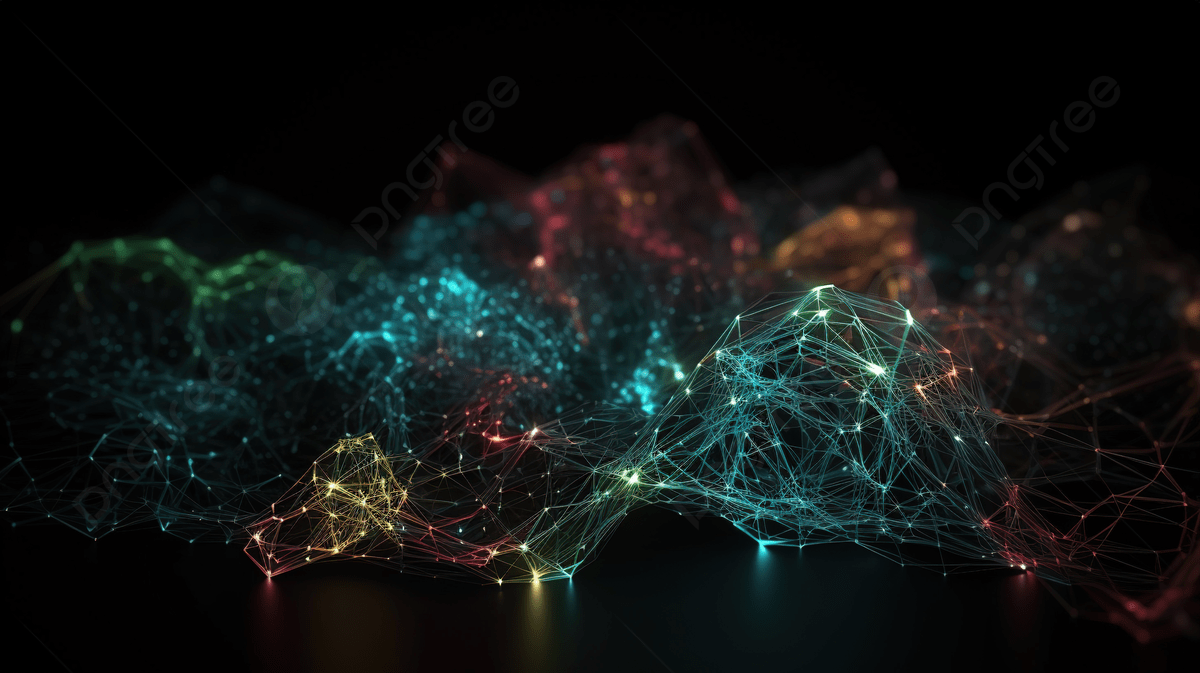 1200x673 Dark Background 3D Render Of A Complex