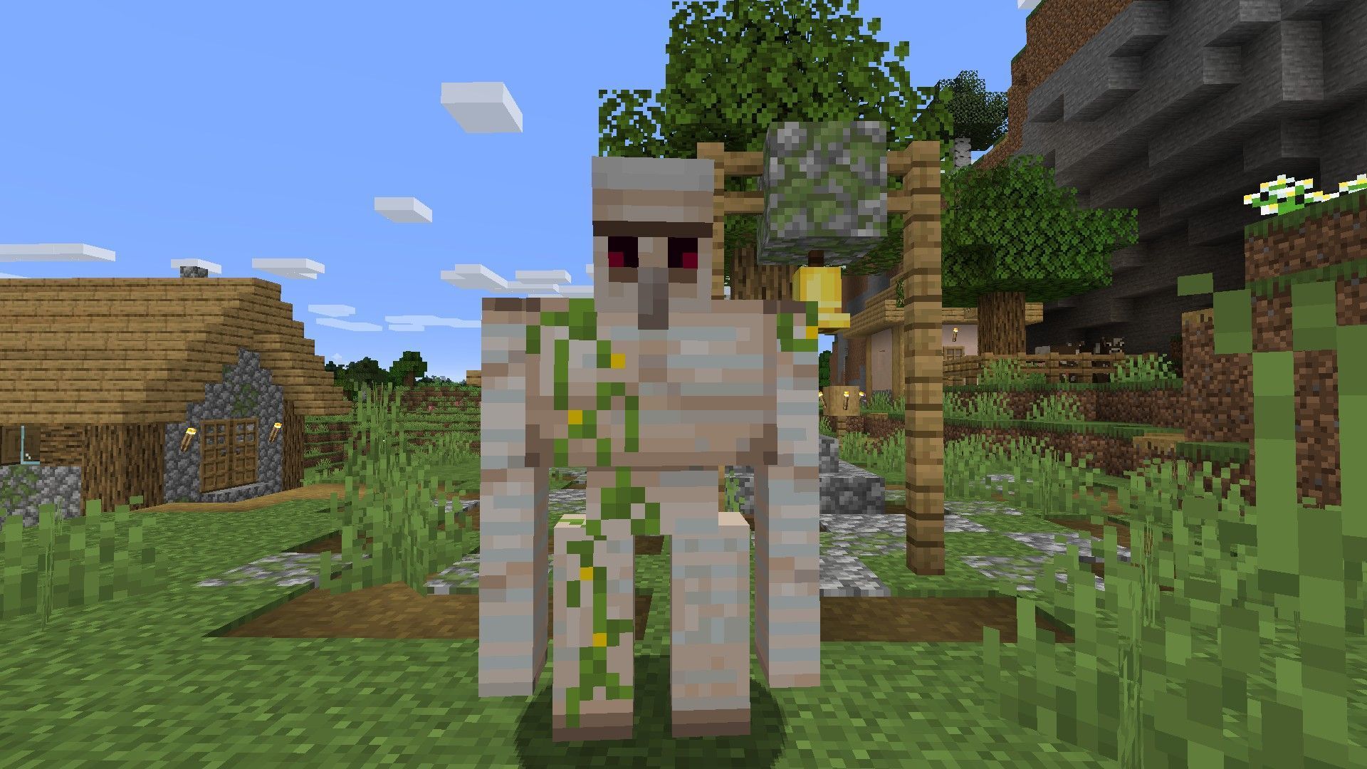 1920x1080 Minecraft Iron Golem Wallpaper