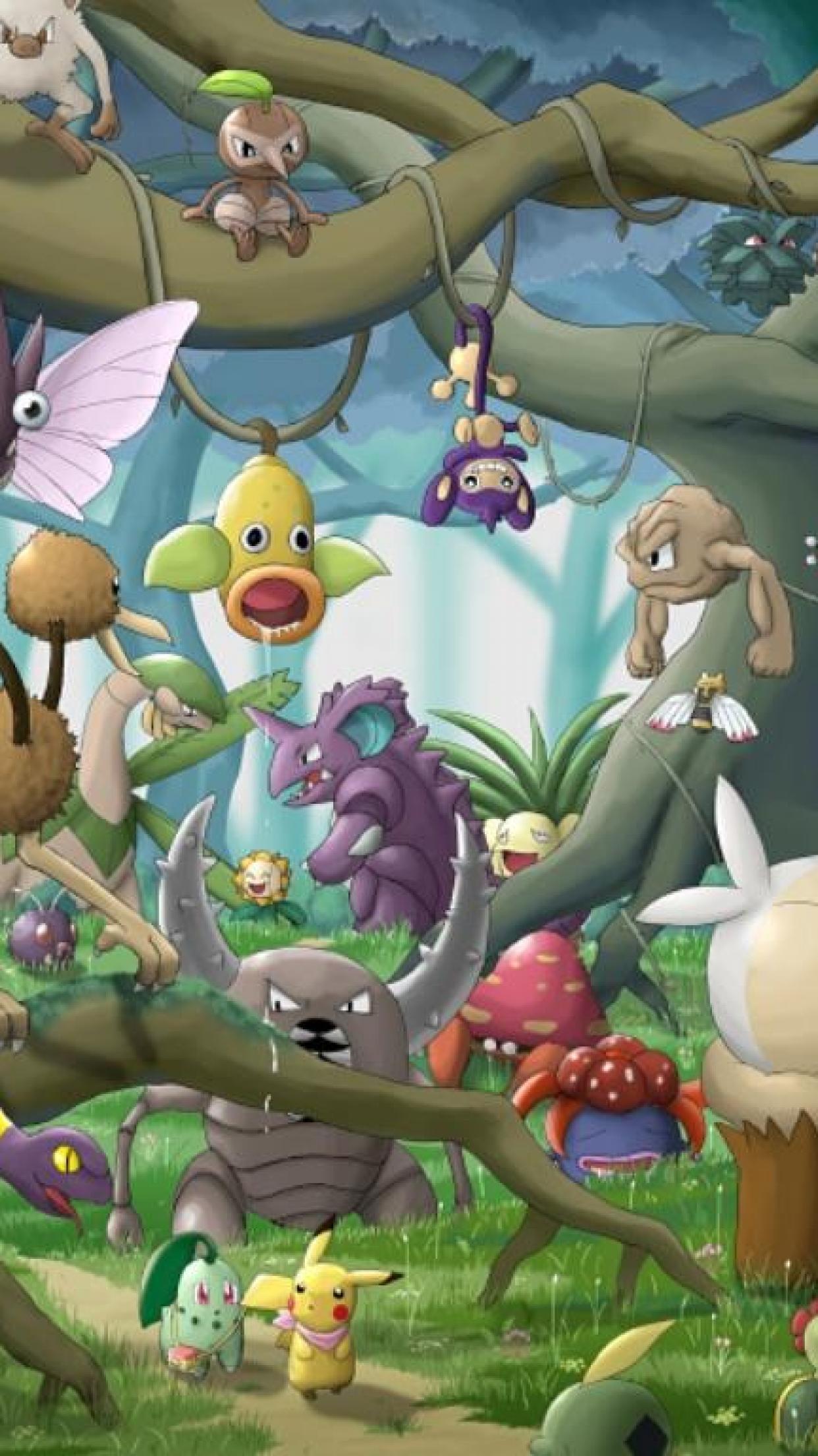 1242x2208 Pokemon Mobile Wallpaper Wallpaper Download