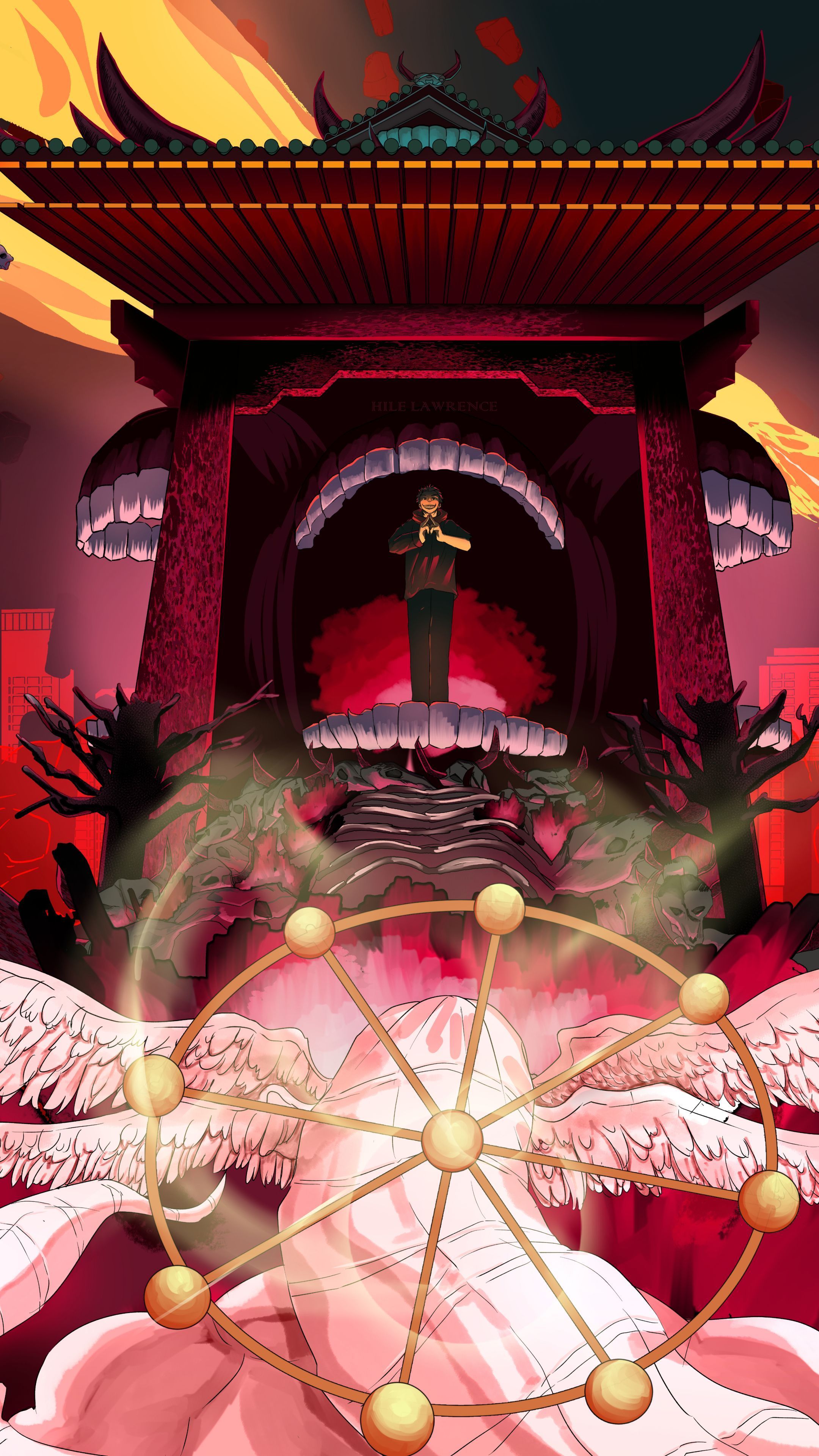 2160x3840 Sukuna VS Mahoraga by Hile.Lawrence