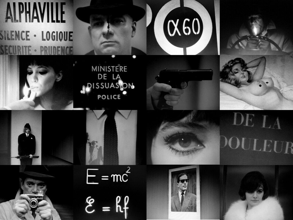 1024x768 Alphaville. Godard's 9th film is