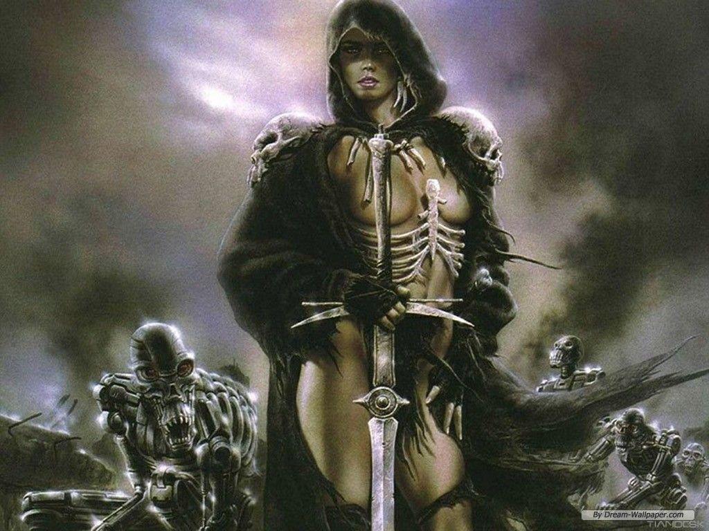 1024x768 Free Wallpaper Women Warriors
