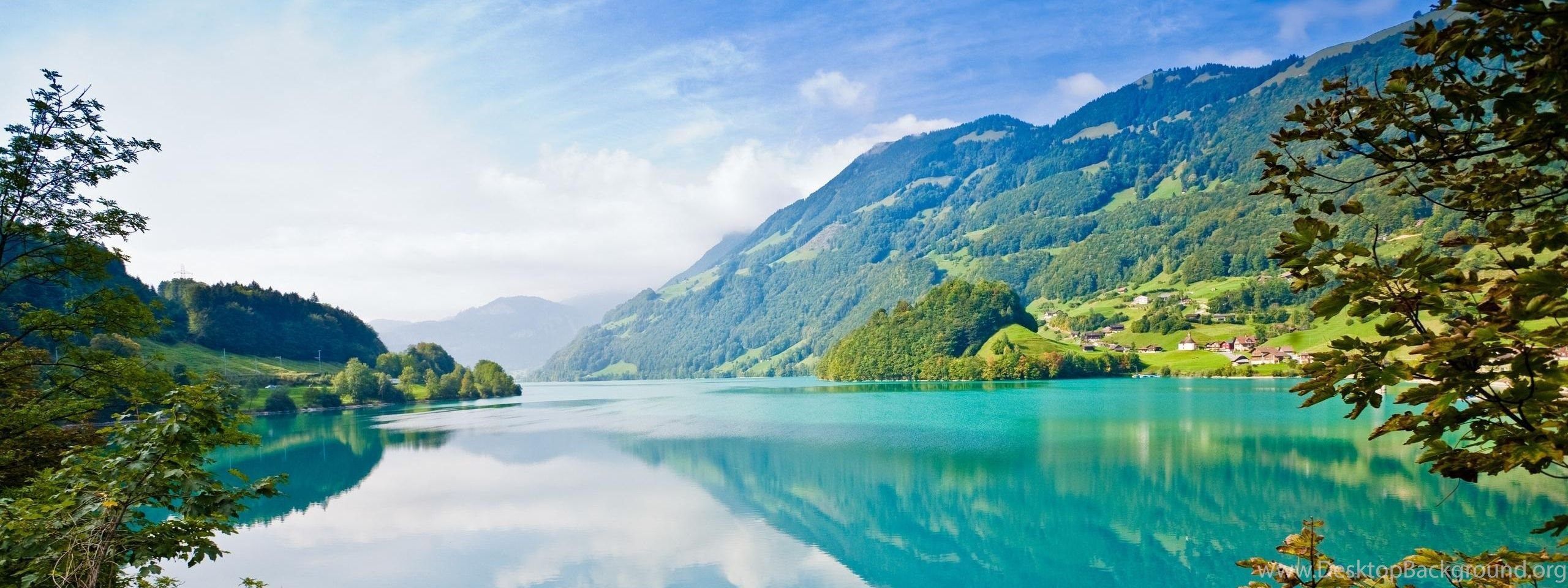 2560x960 4k Dual Monitor Summer Wallpaper