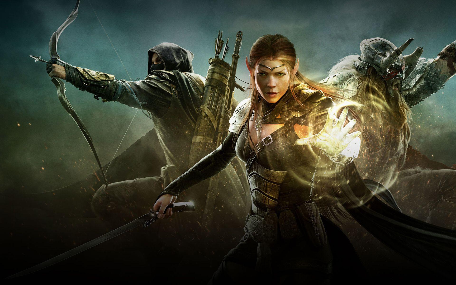 1920x1200 The Elder Scrolls Online Warriors HD wallpaper