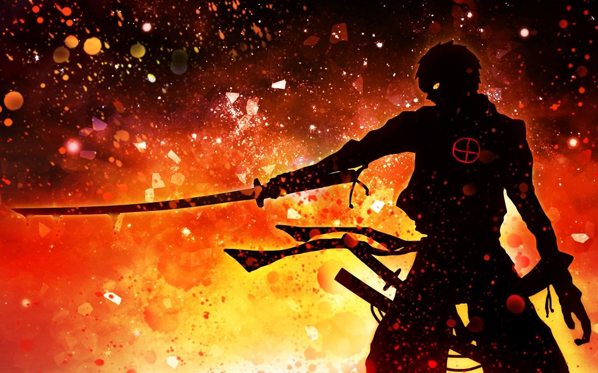 1920x1200 Anime Warrior Wallpaper