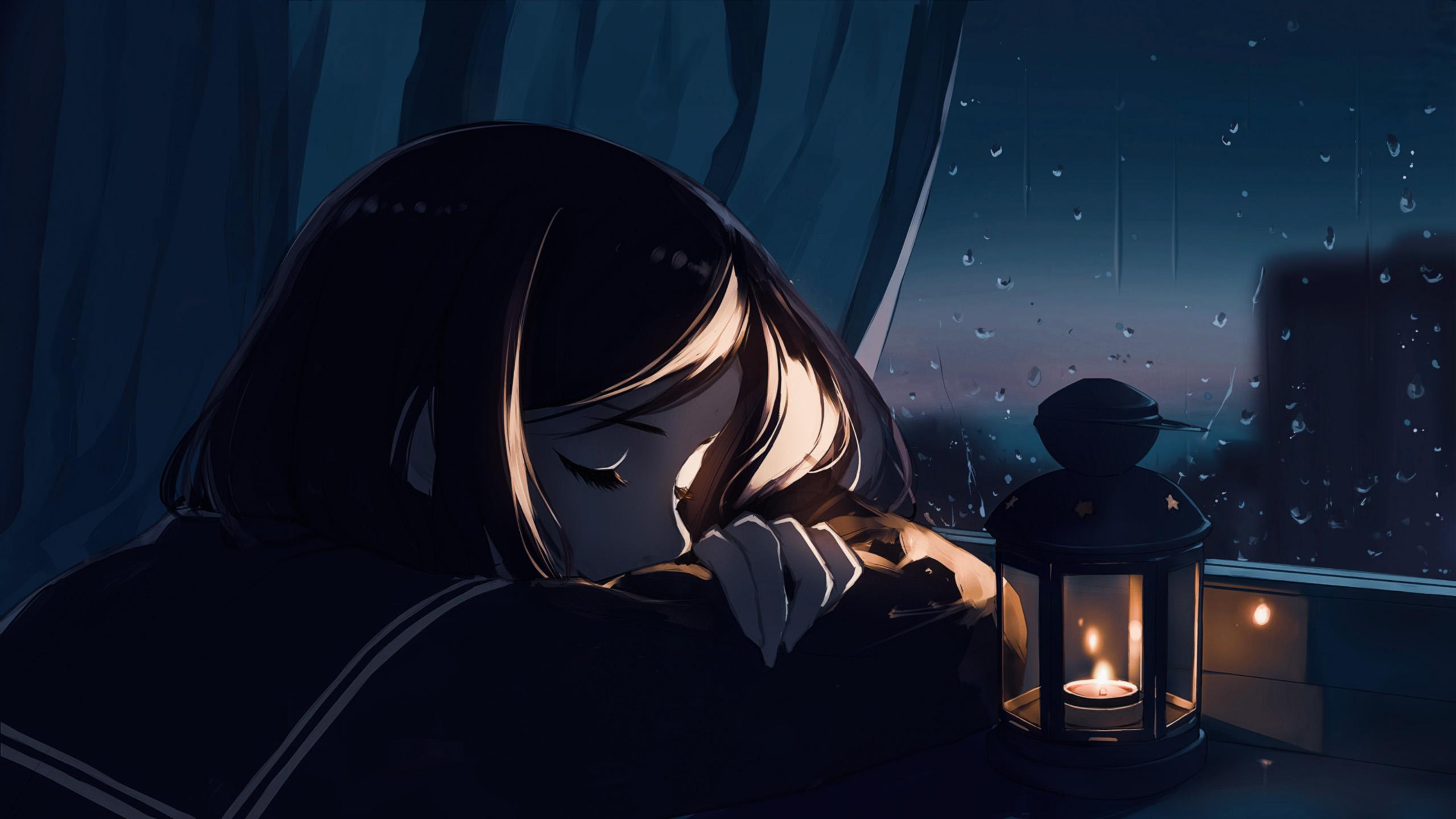 2560x1440 Beutiful girl anime [2560x1440] : r