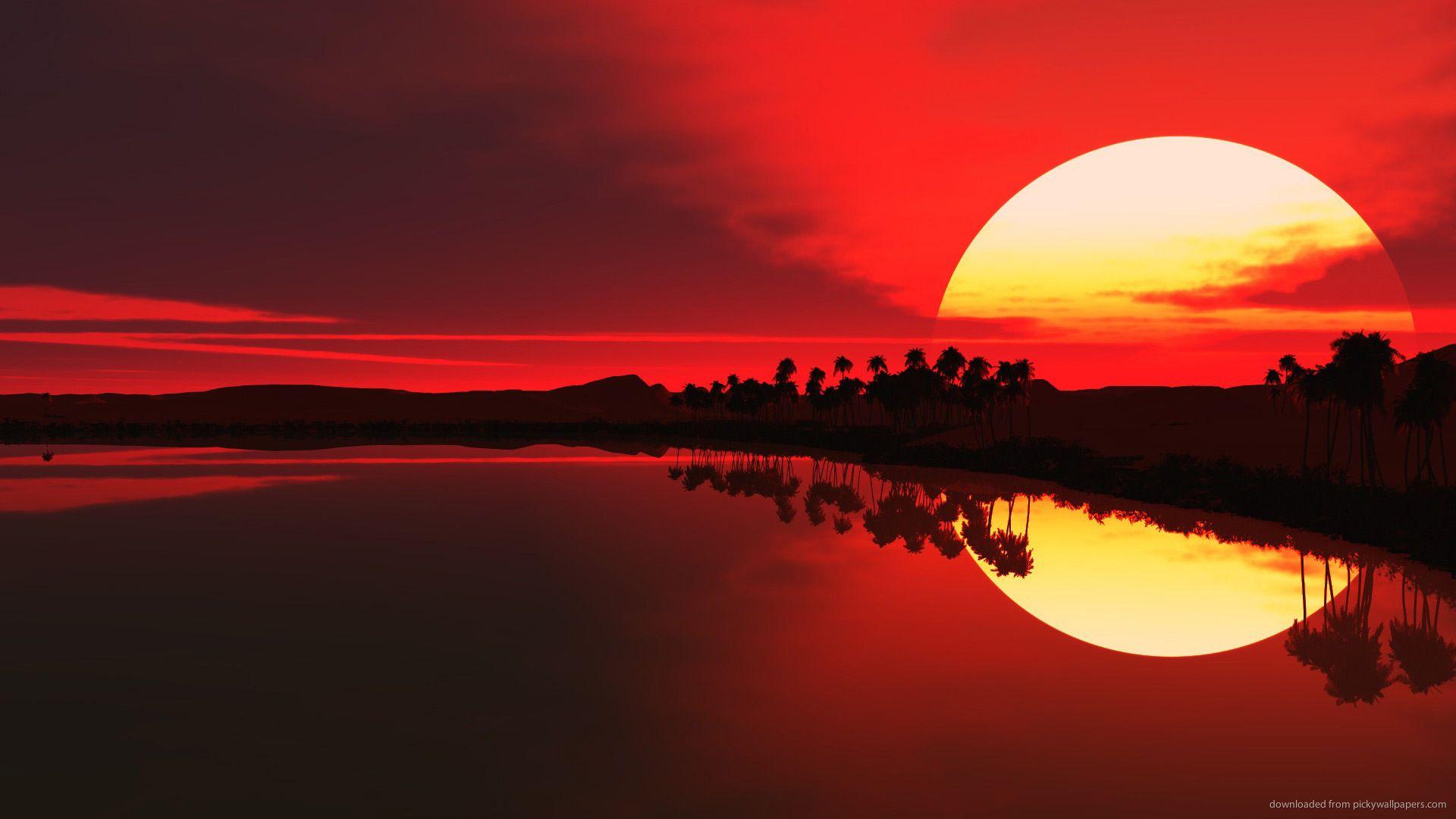 1920x1080 Free Download Awesome Sunset Image