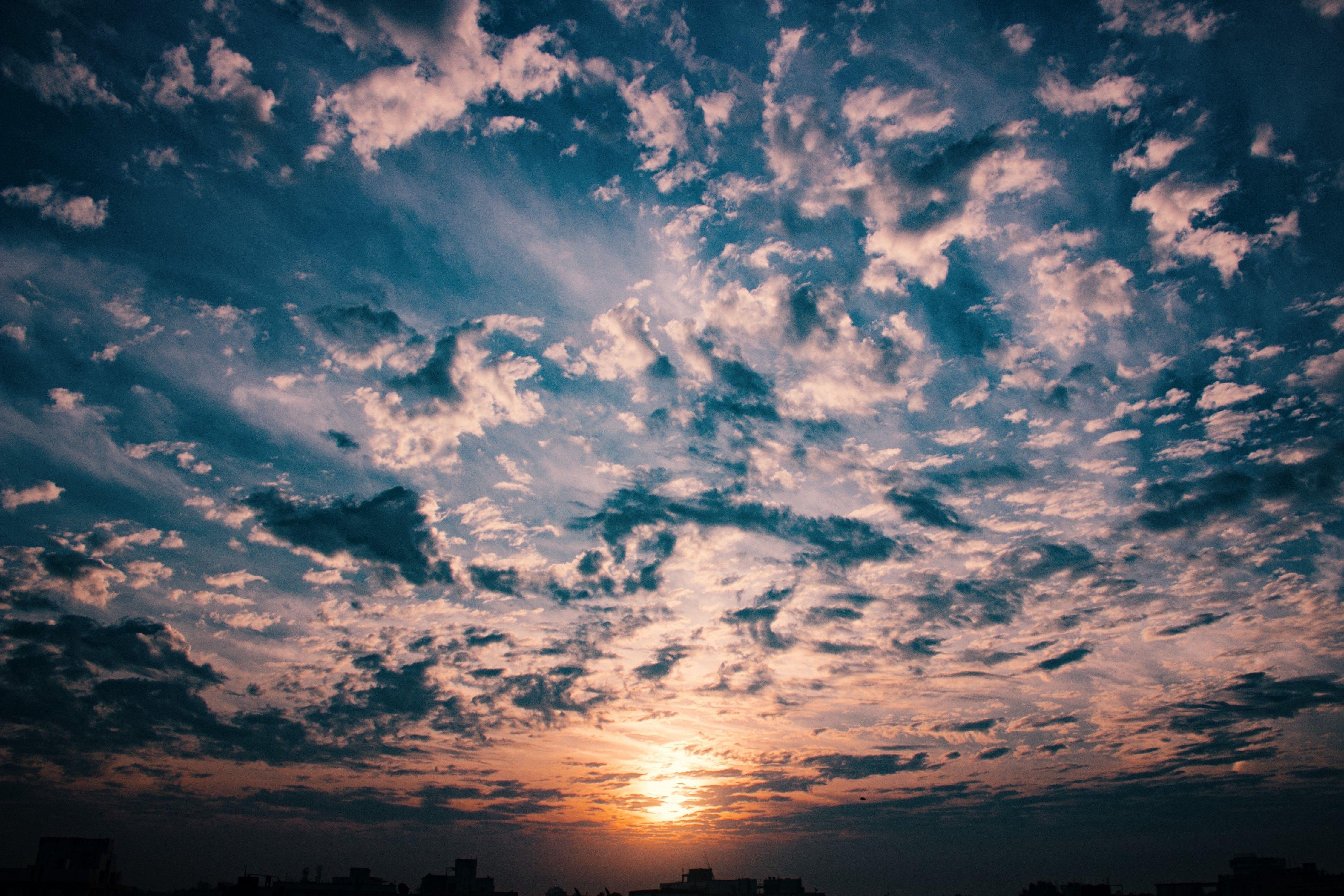 4500x3000 Best Sunset With Clouds Desktop Wallpaper Download