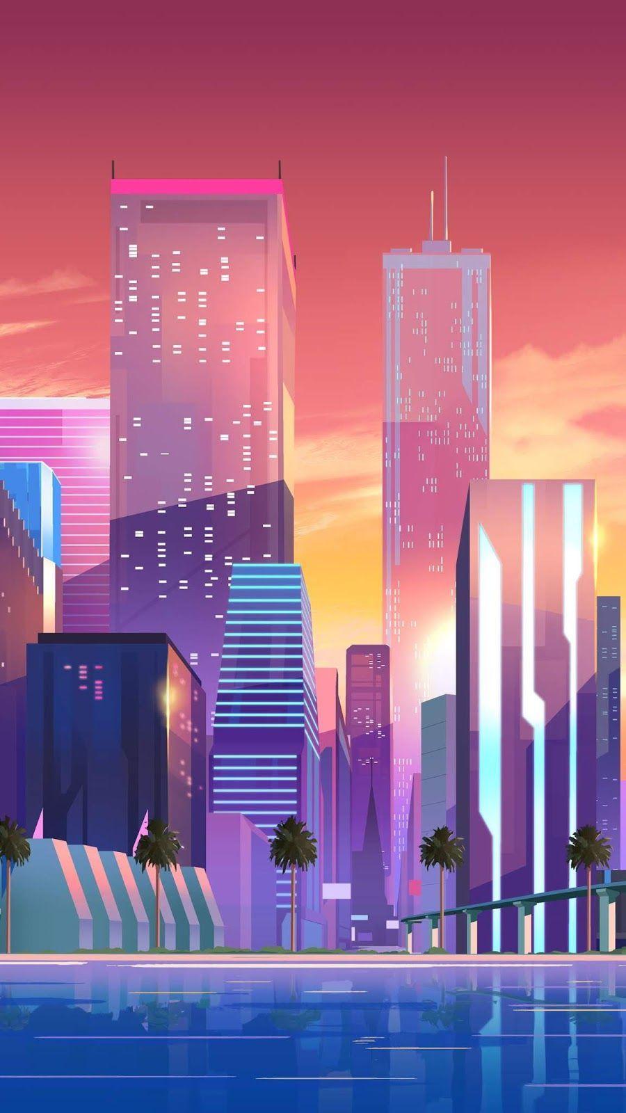 900x1600 Colorful city wallpaper. Beautiful Wallpaper. City