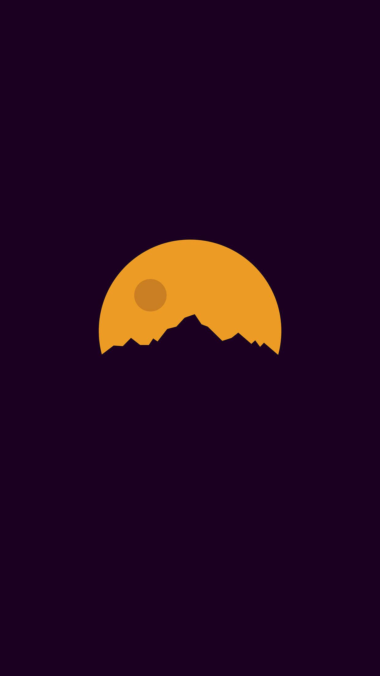 1242x2208 Simple Minimalistic Wallpaper Phone Background No