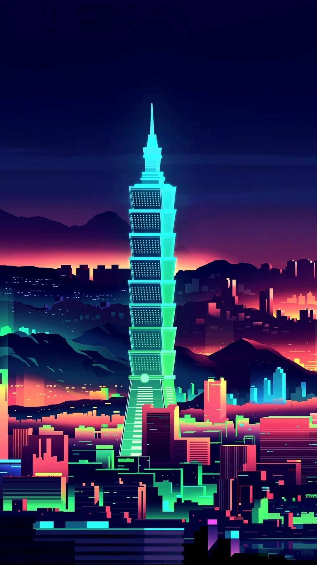 1080x1920 Man Made Taipei (1080x1920) Wallpaper