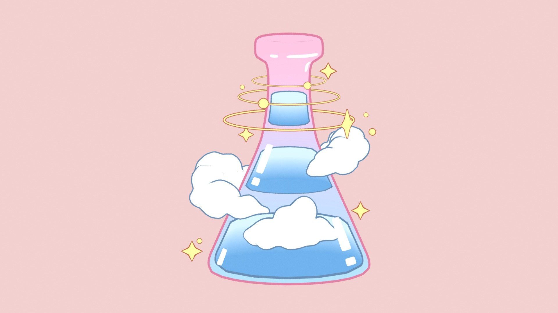 1920x1080 Magic Cloud Potion (ﾉ>ω<)ﾉ :｡・:*:・ﾟ
