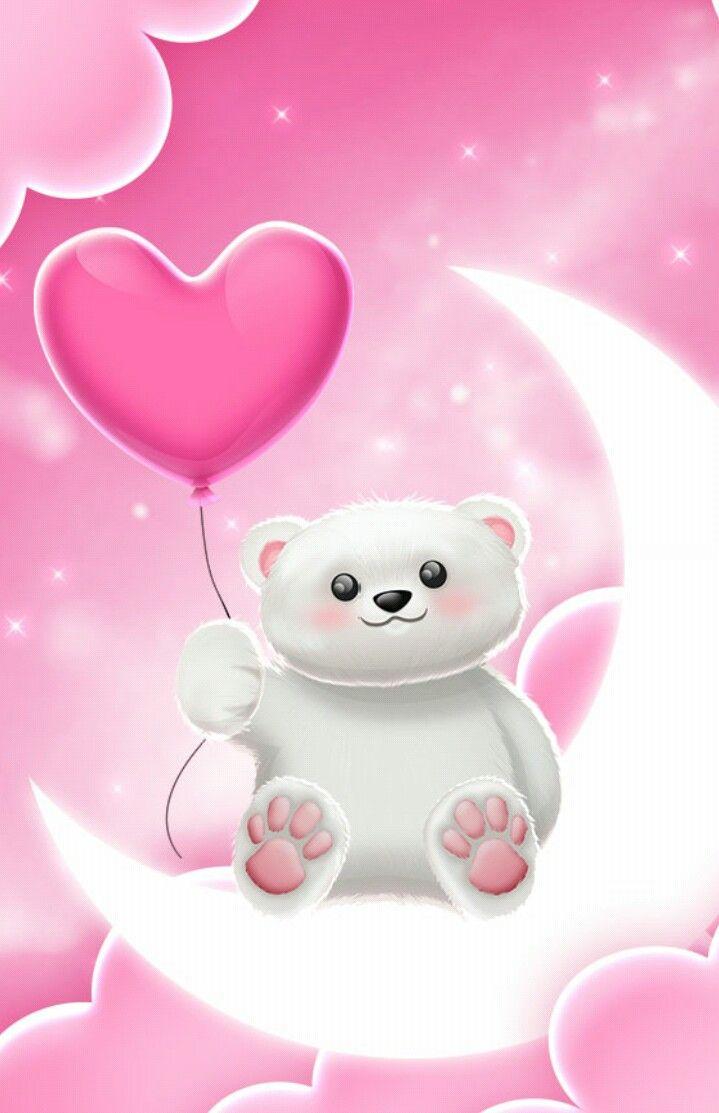 HD wallpaper teddy bear pink scary cute stuffed animal 3d blender   Wallpaper Flare