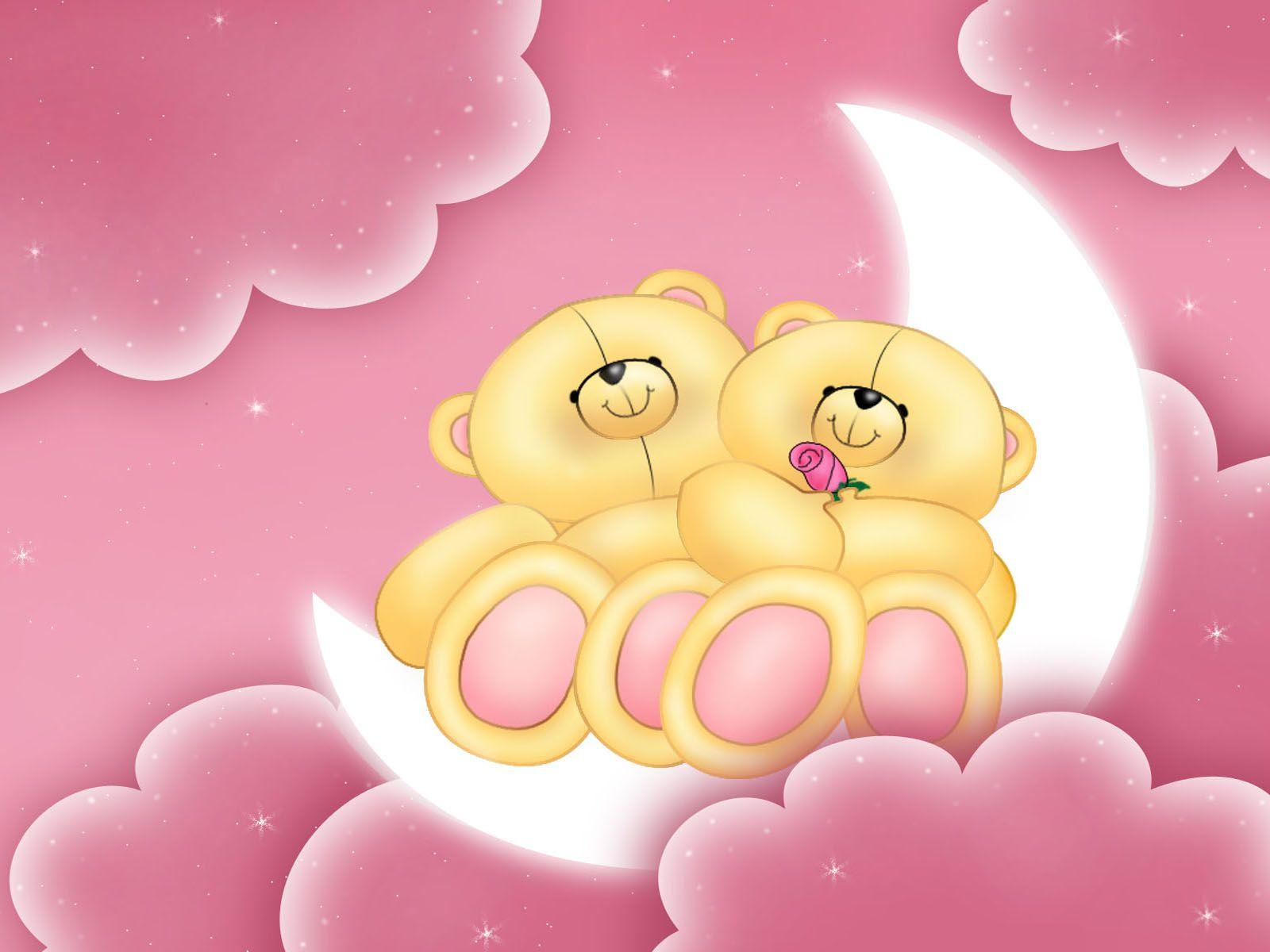 1600x1200 Valentines Day Teddy Bears Wallpaper