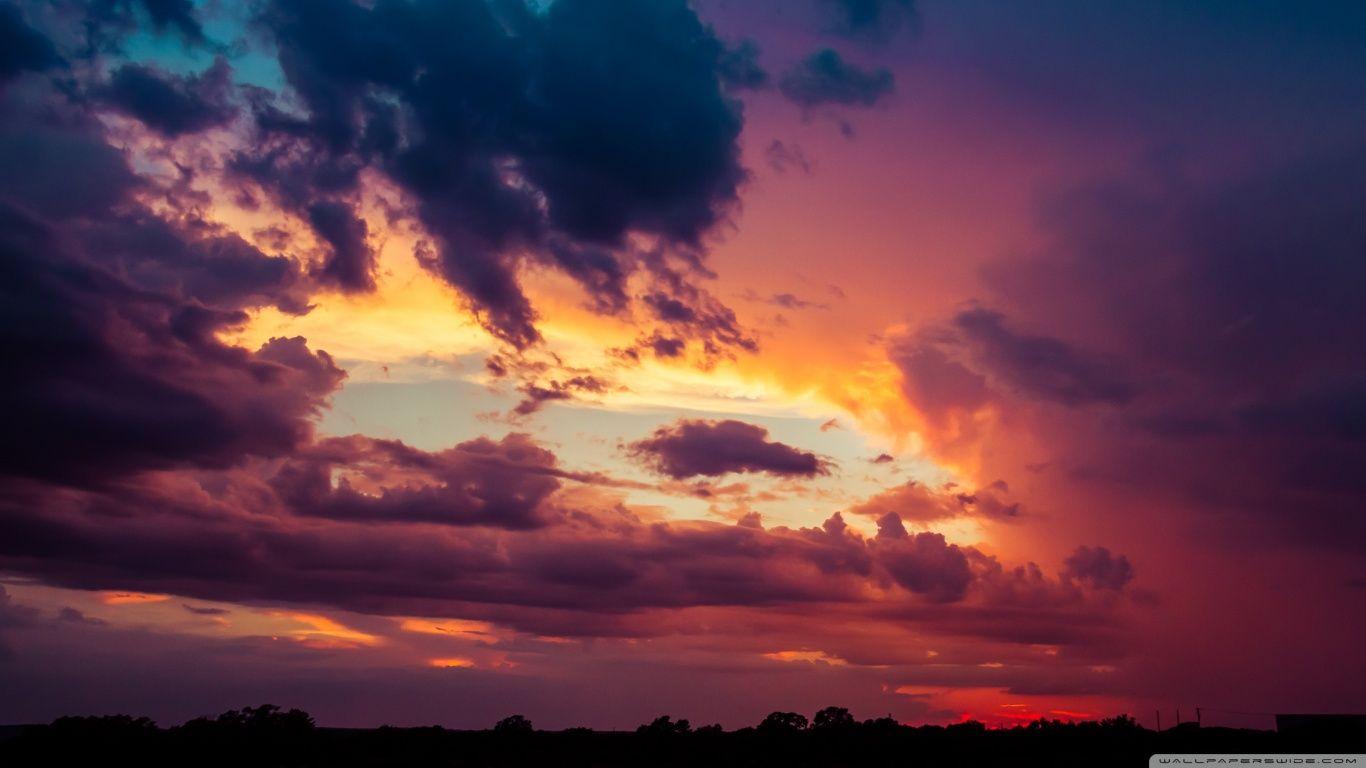 1366x768 Clouds HD wallpaper