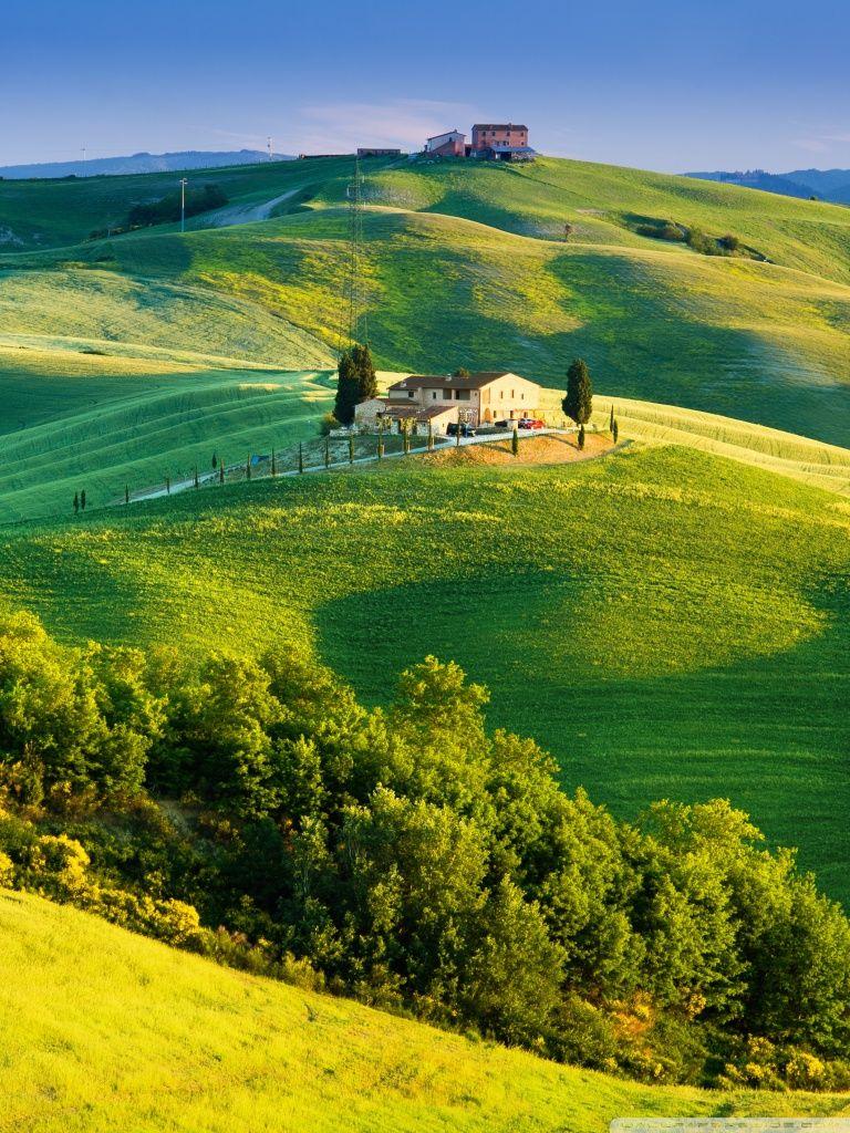 768x1024 Beautiful Tuscany Landscape ❤ 4K HD Desktop Wallpaper