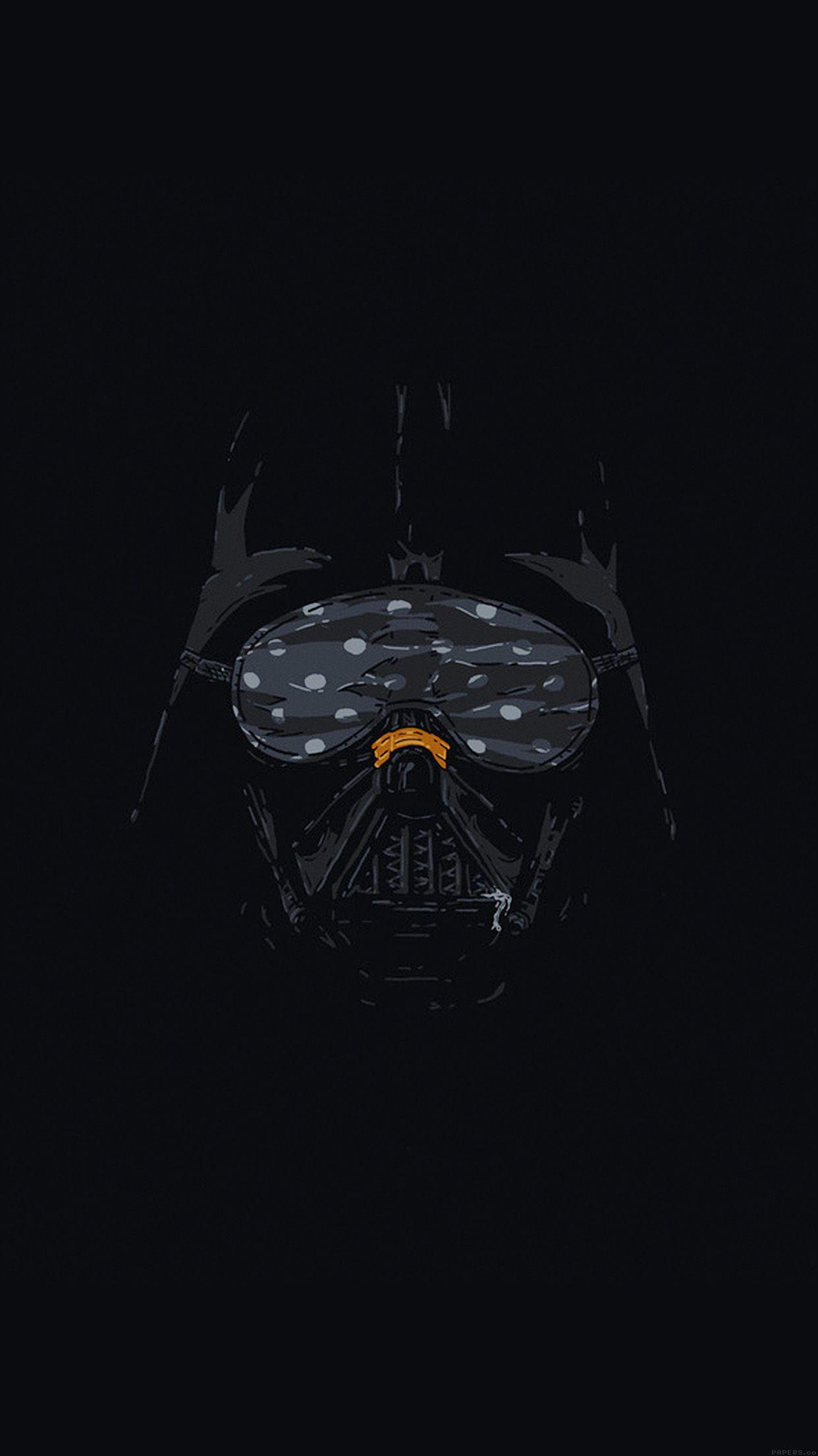 1242x2208 iPhonePapers vader minimal starwars illust art