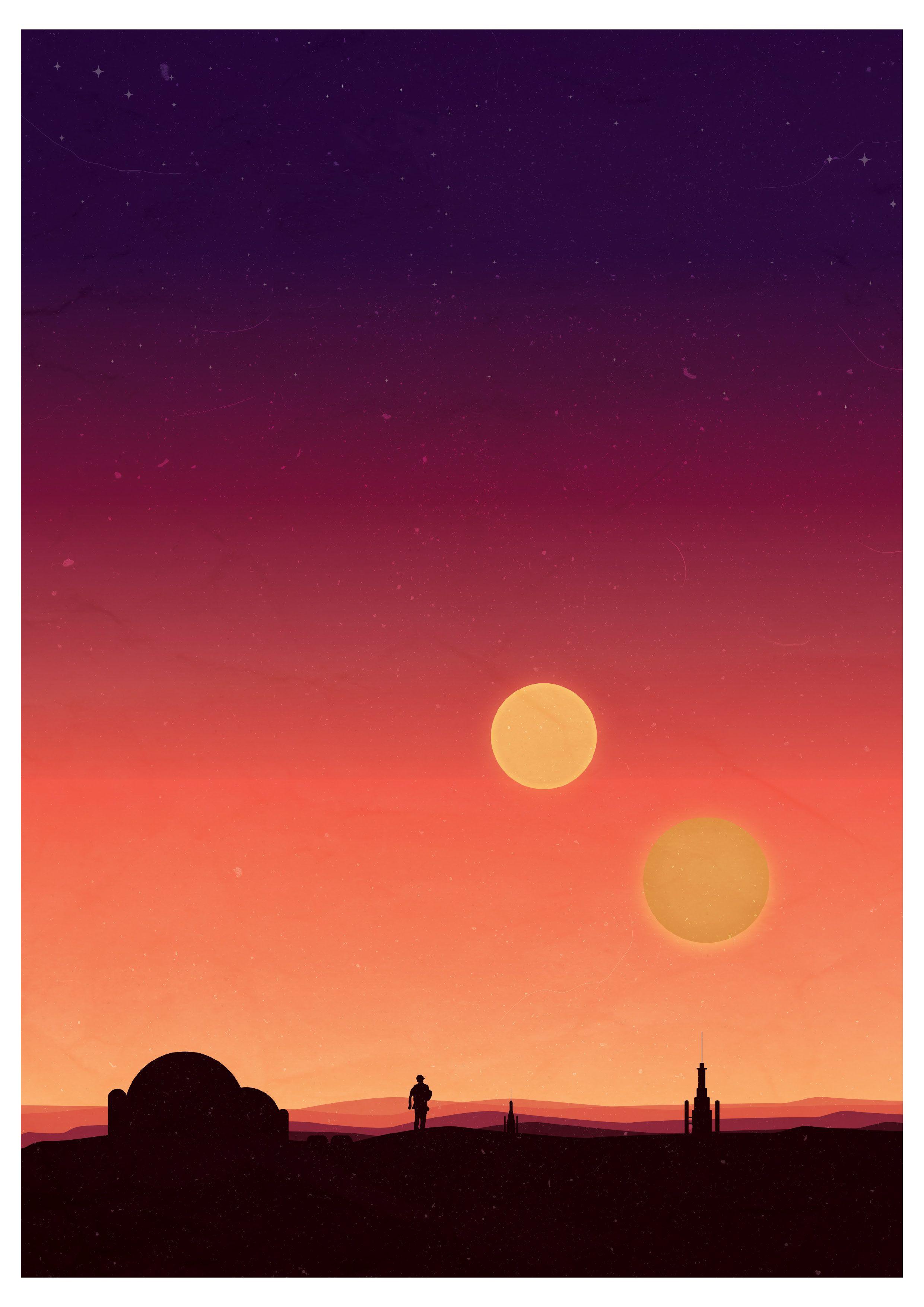 Minimalist Tatooine Wallpapers - Top Free Minimalist ...