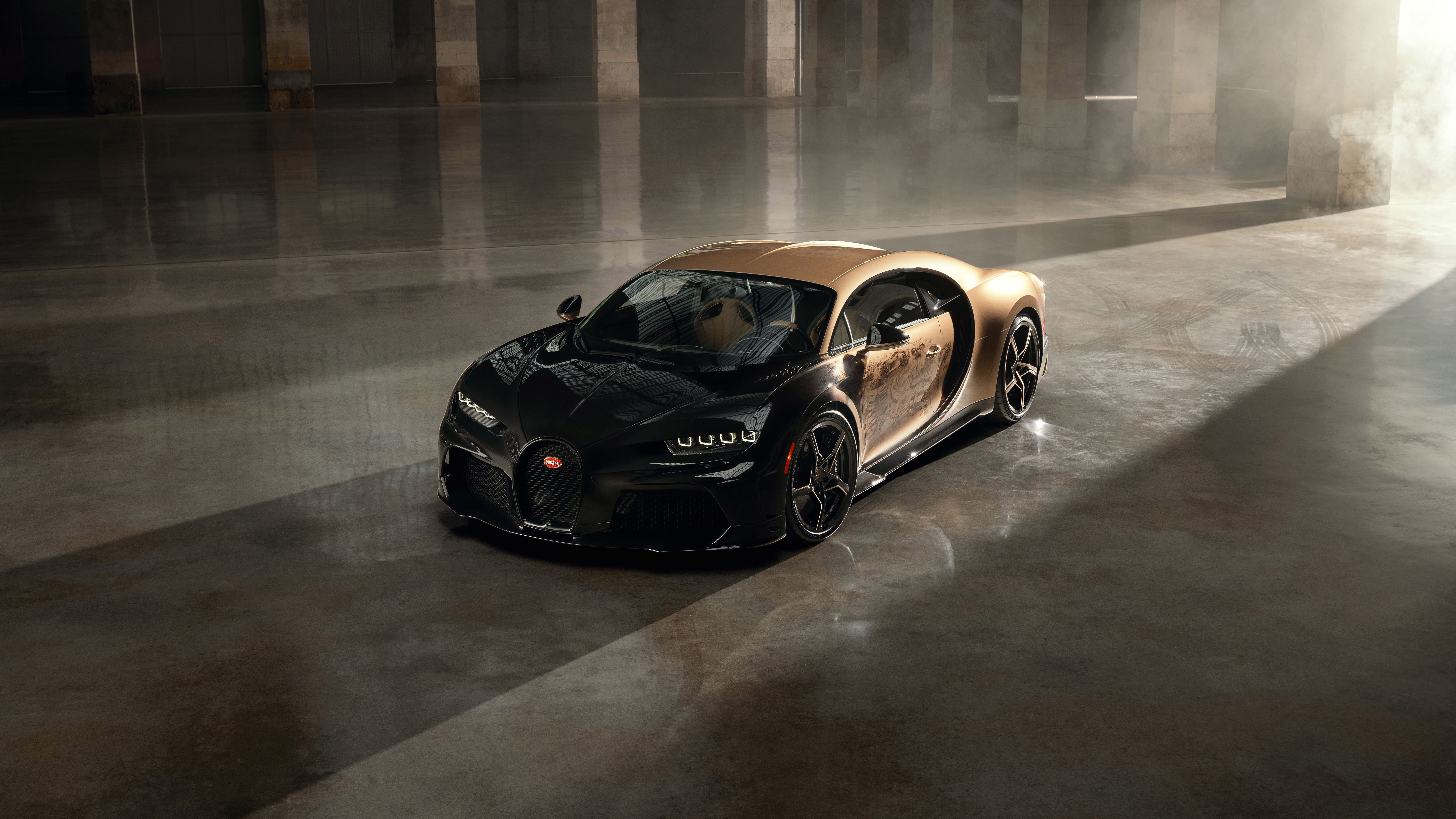 7680x4320 Bugatti Chiron Super Sport Golden Era